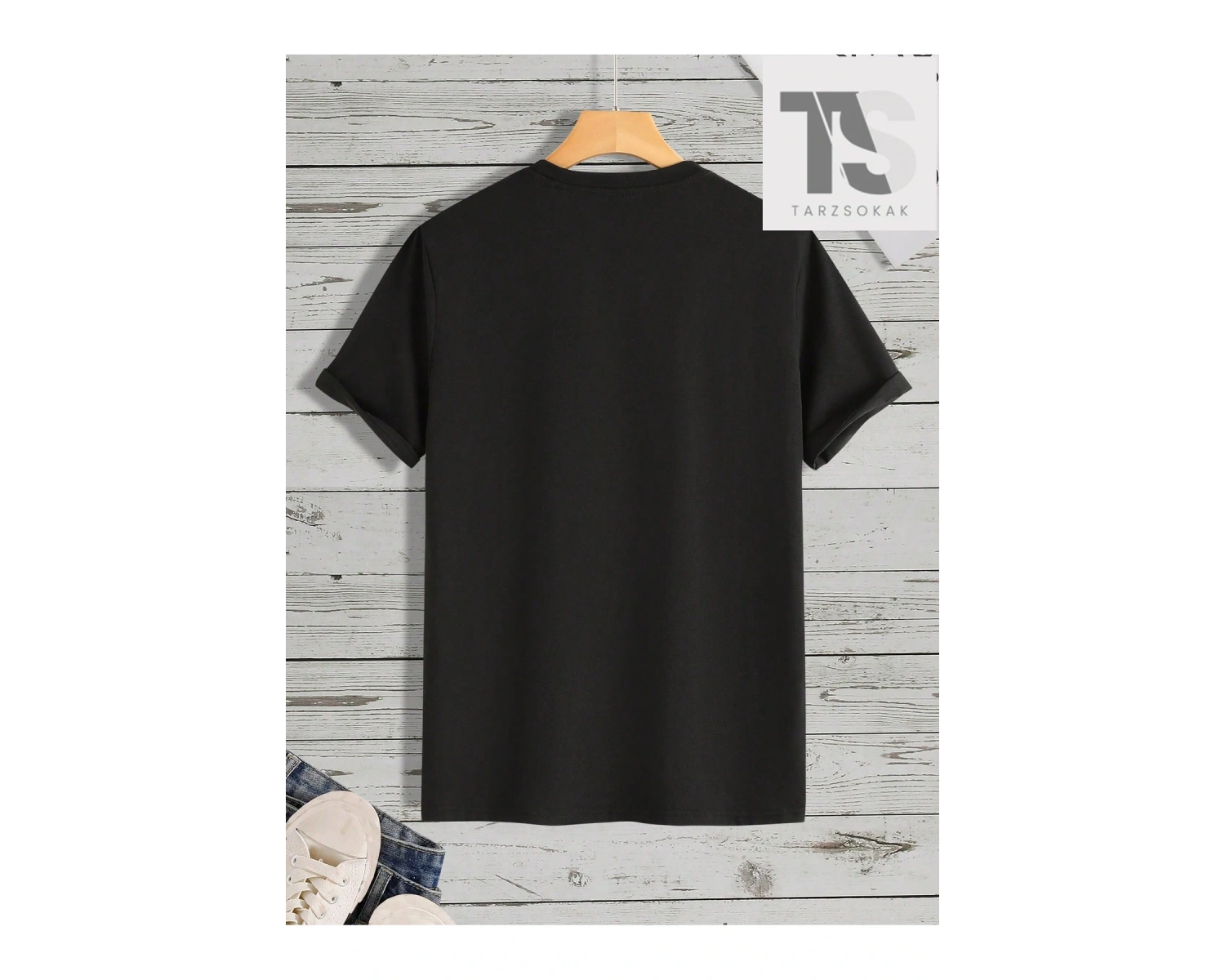 Erkek Baskılı Kısa Kollu Tişört