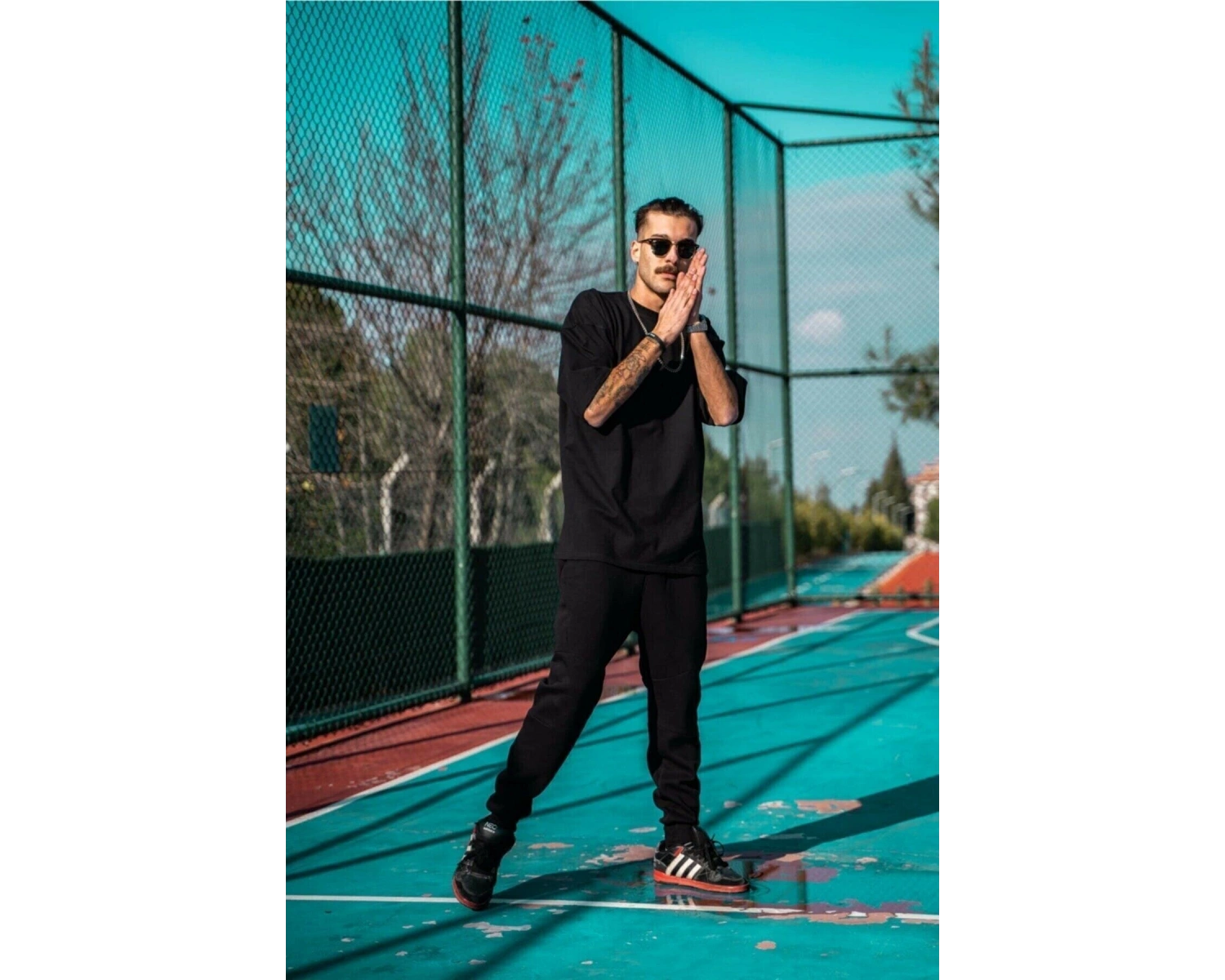 Erkek Beyaz Oversize T-shirt