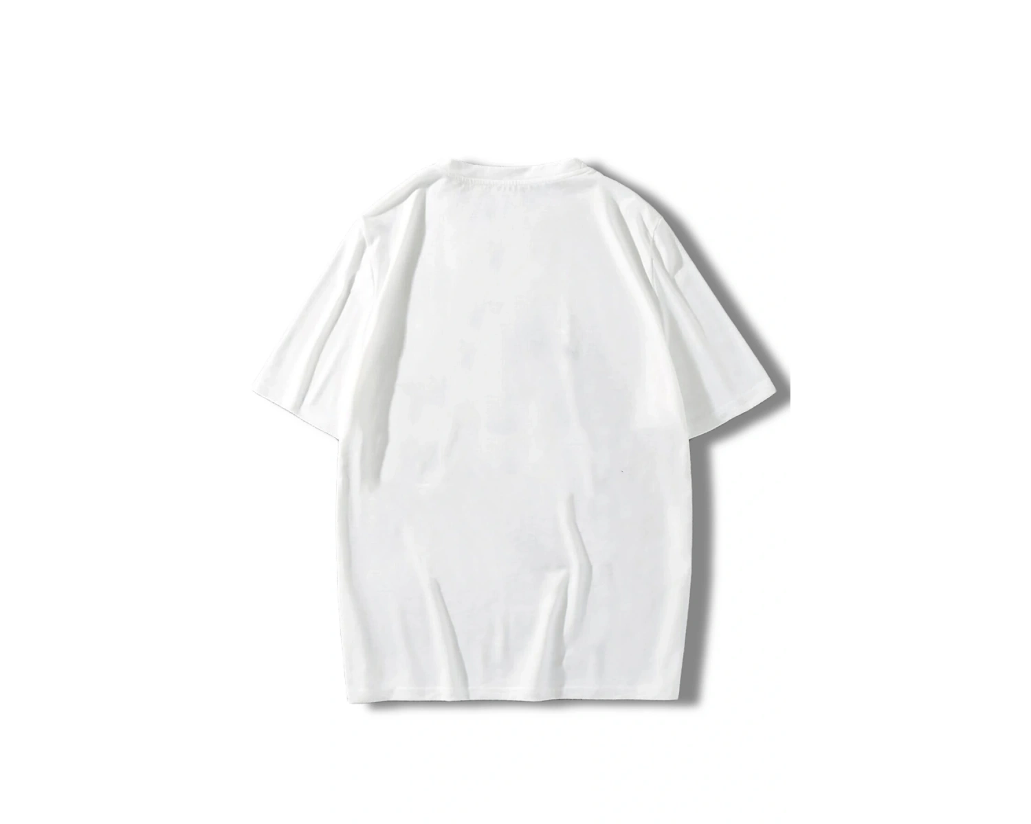 Erkek Beyaz T-shirt Nasa Logo Baskılı Oversize Tişört