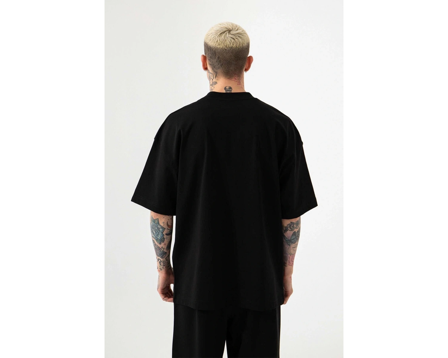 Erkek Bisiklet Yaka Kısa Kollu Penye Tok