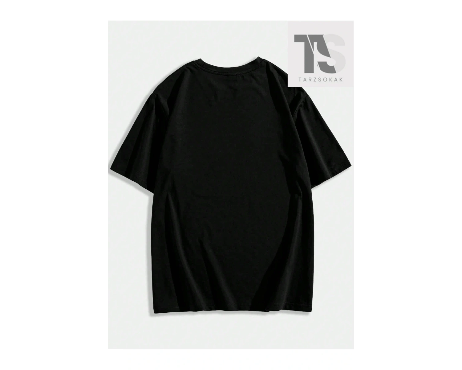 Erkek Çiçek Slogan Baskılı T-Shirt