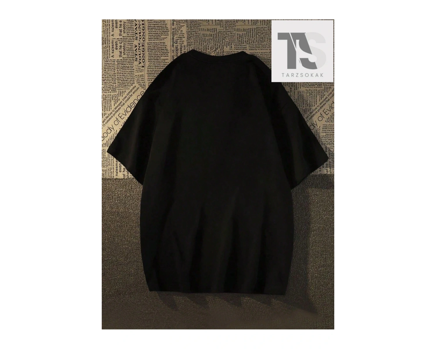 Erkek Çiçek & Slogan Grafikli Tişört