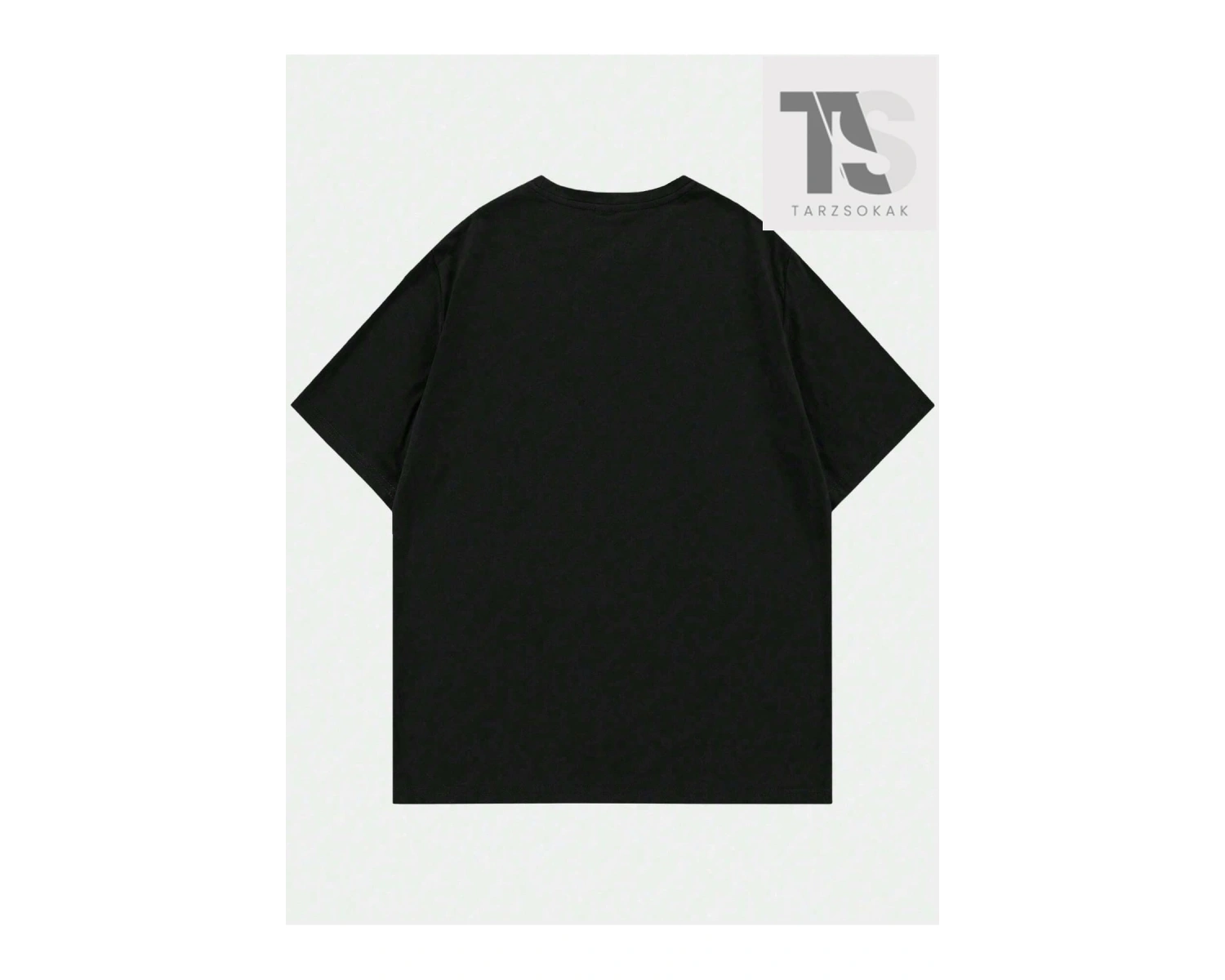 Erkek Çizgi Film Karakteri Baskılı Yuvarlak Yaka Tişört