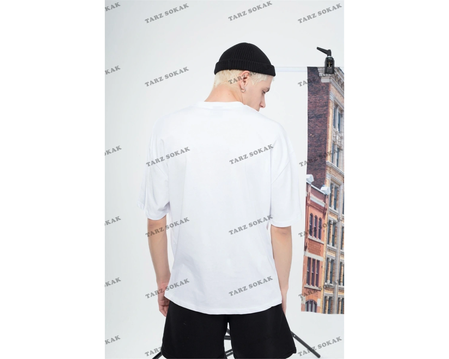 Erkek Drew Yazı Tshirt