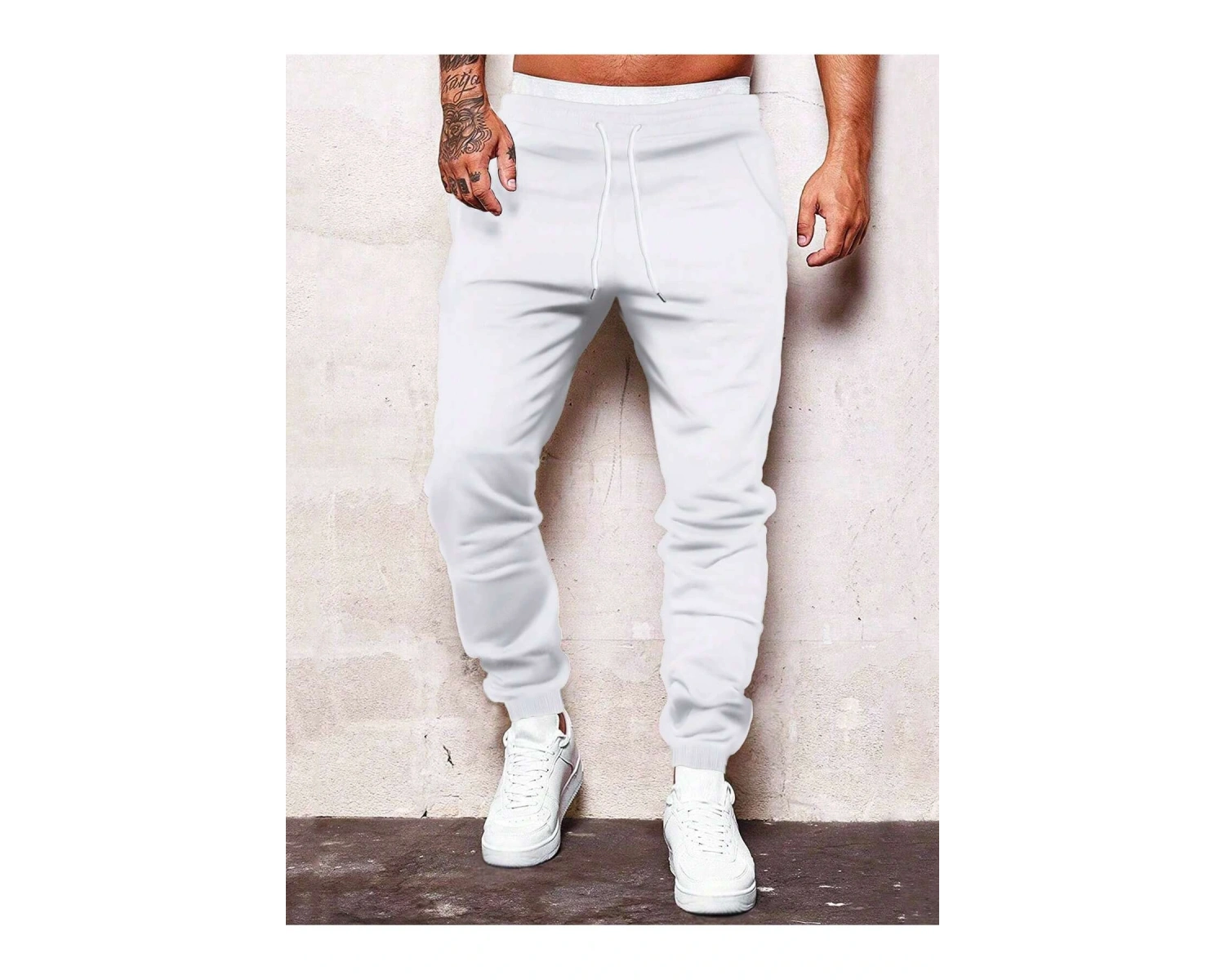 Erkek Elastik Bel İpli Jogger Pantolon