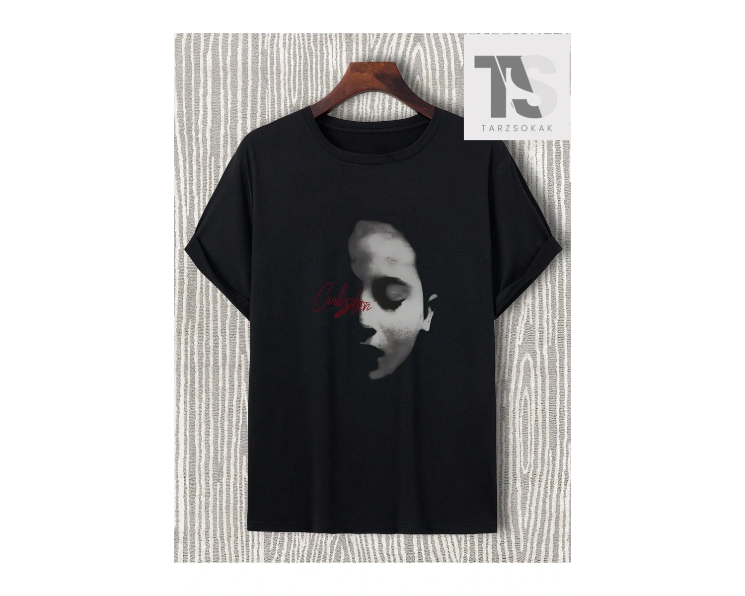 Erkek Figürlü Grafik Tişört