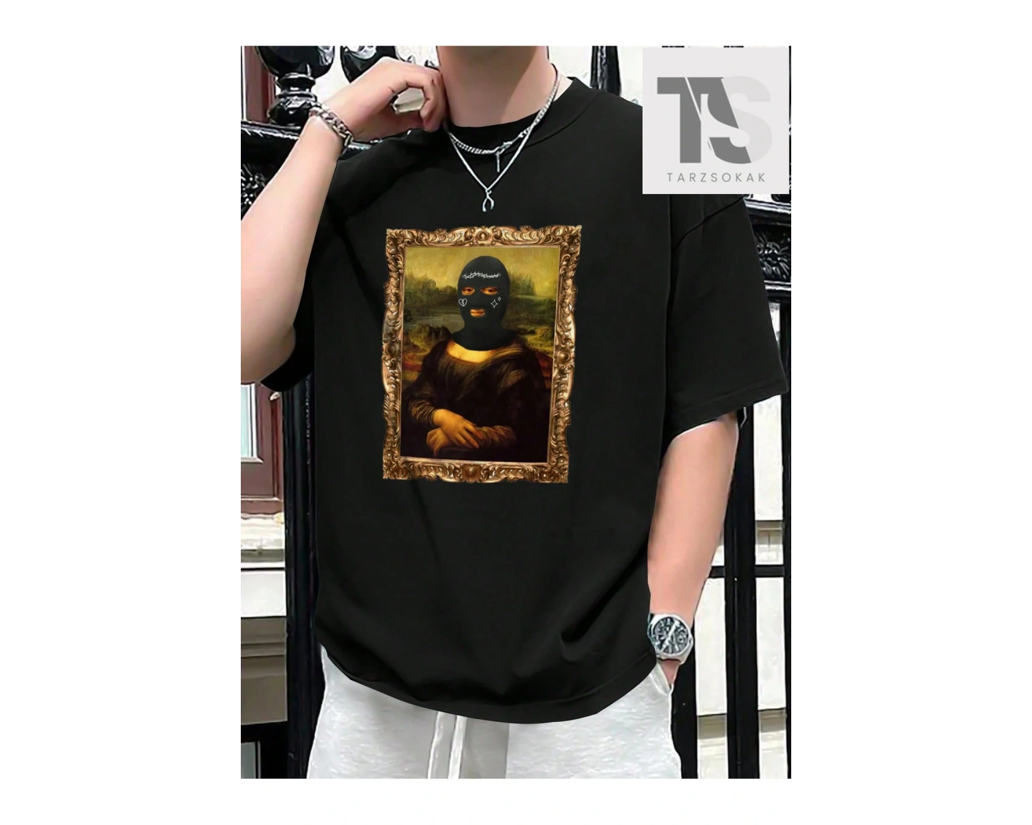 Erkek Grafik Baskılı Tişört