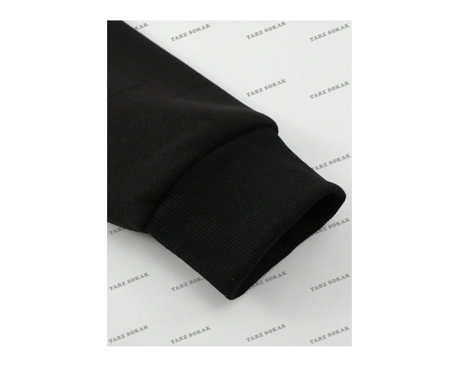 Erkek Günlük Harf Baskı Büyük Boy Kazak ve Jogger Pantolon Takım