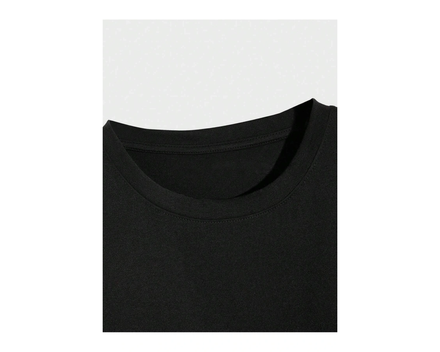 Erkek Günlük Seyahat Kısa Kollu Yuvarlak Yaka Tişört ve Şort Takımı