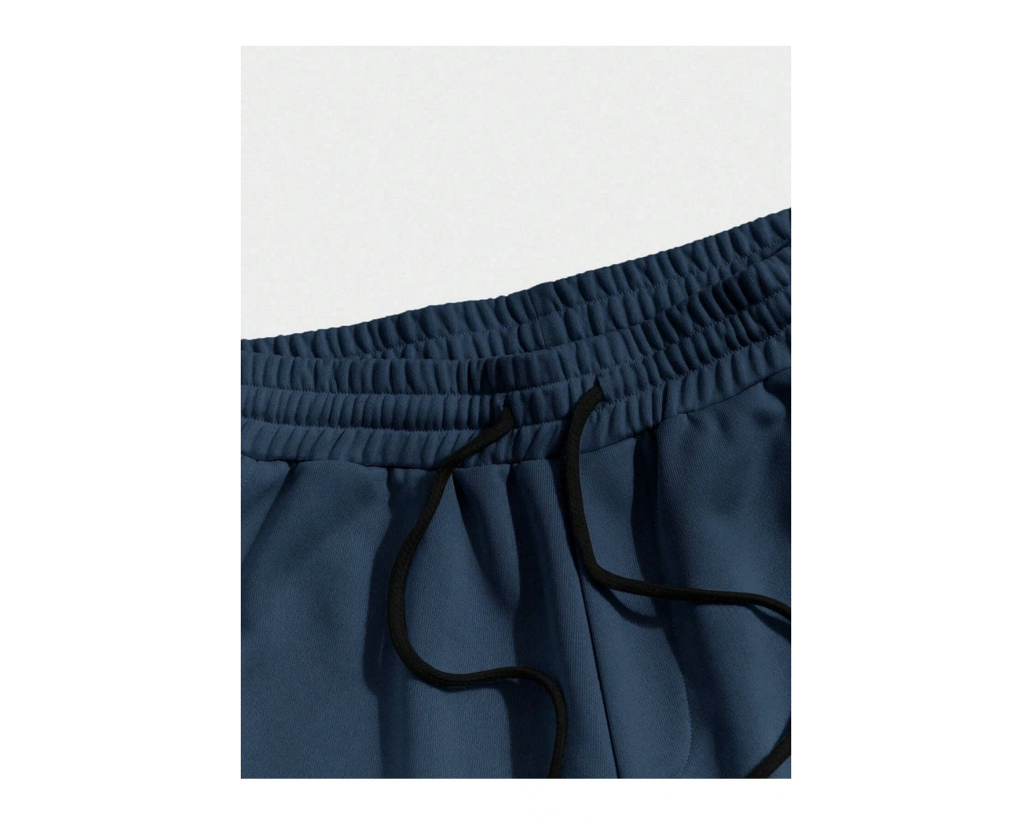 Erkek Günlük Seyahat Kısa Kollu Yuvarlak Yaka Tişört ve Şort Takımı