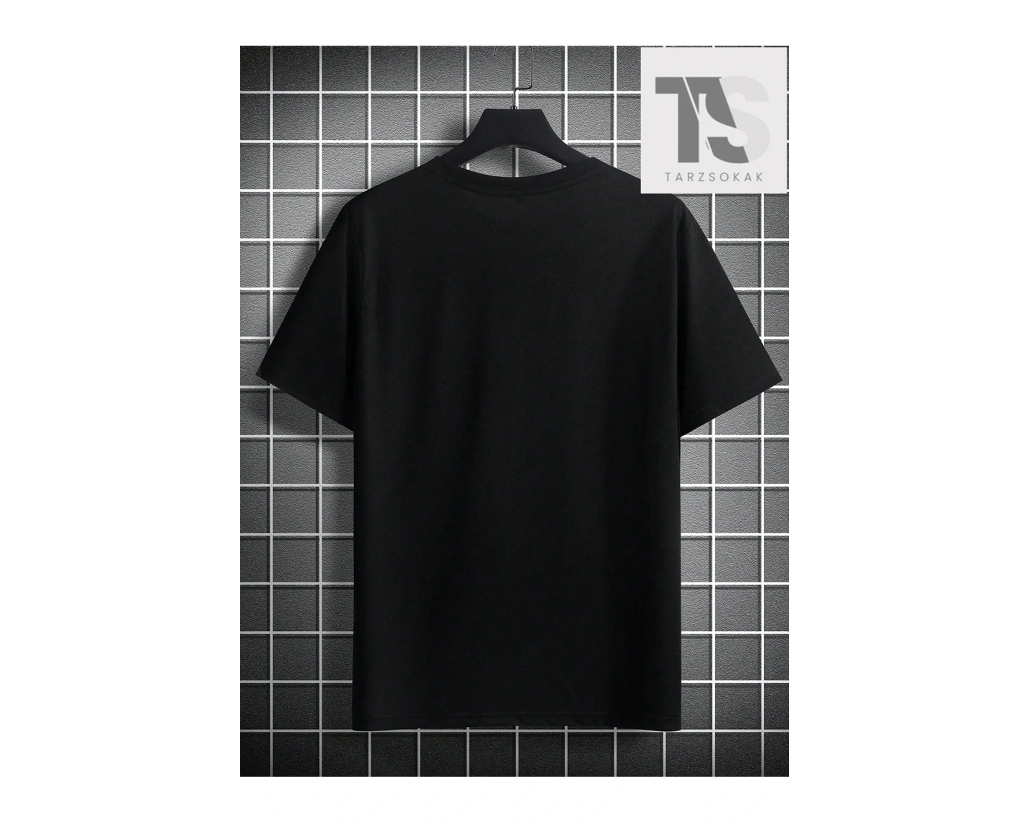 Erkek Harfli ve Kafatası Baskılı Kısa Kollu Tişört