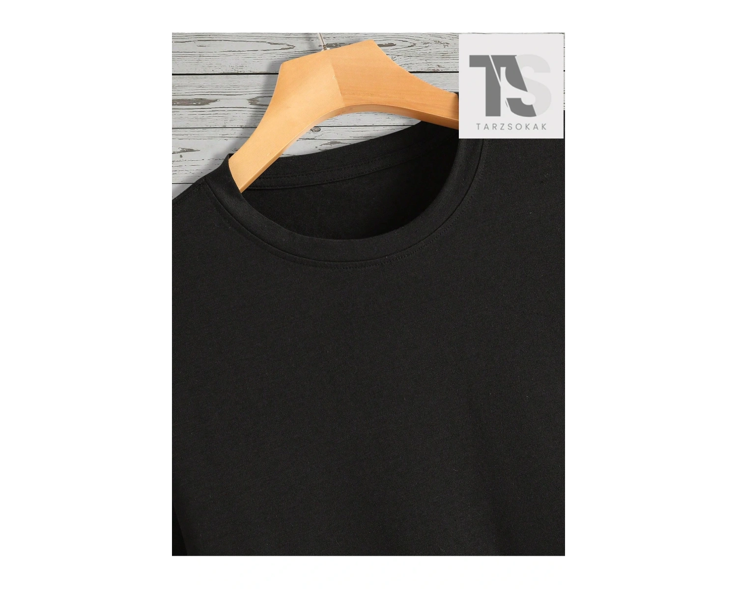 Erkek Heykel Baskılı Kısa Kollu Tişört