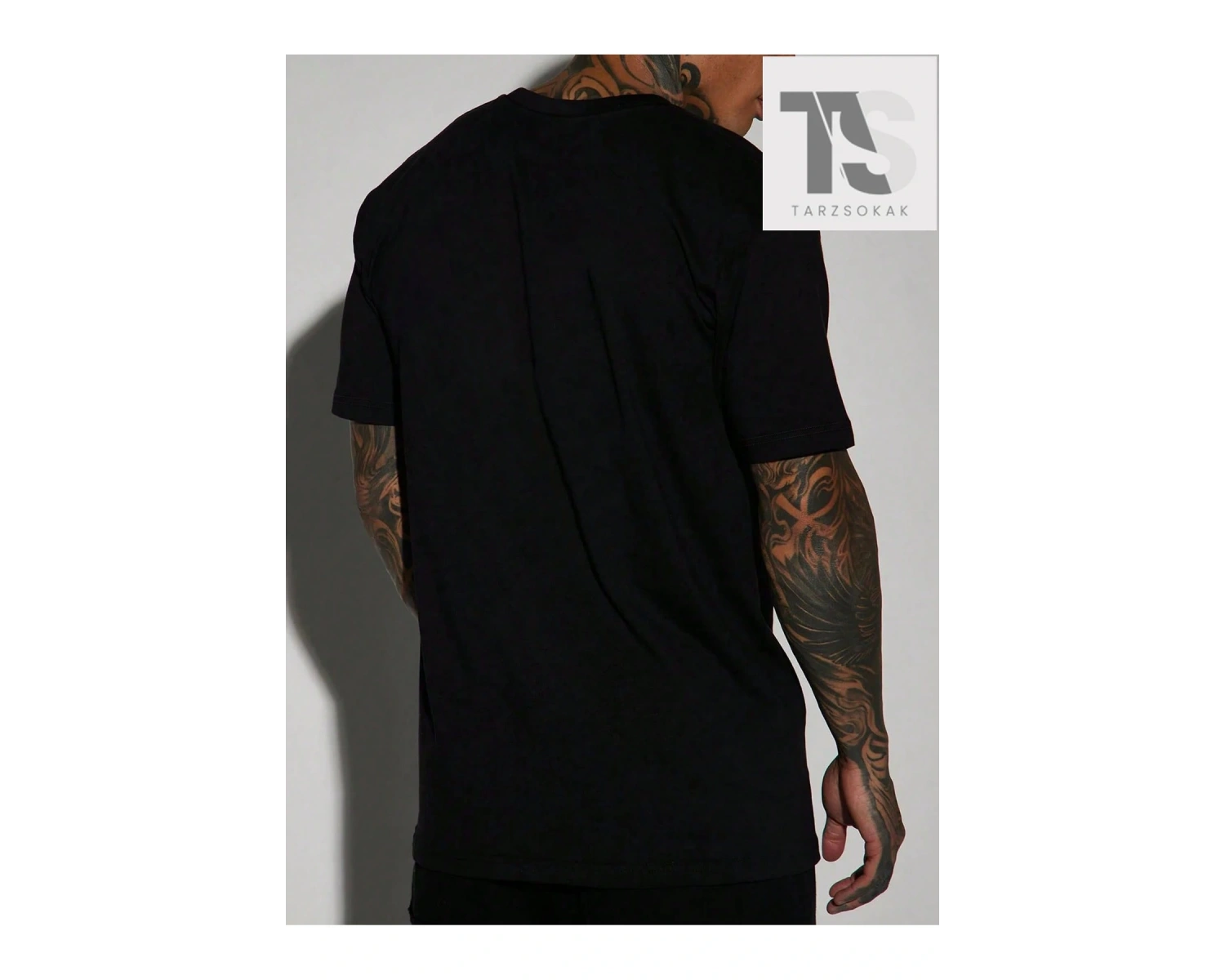 Erkek Kafatası Desenli Kısa Kollu Tişört