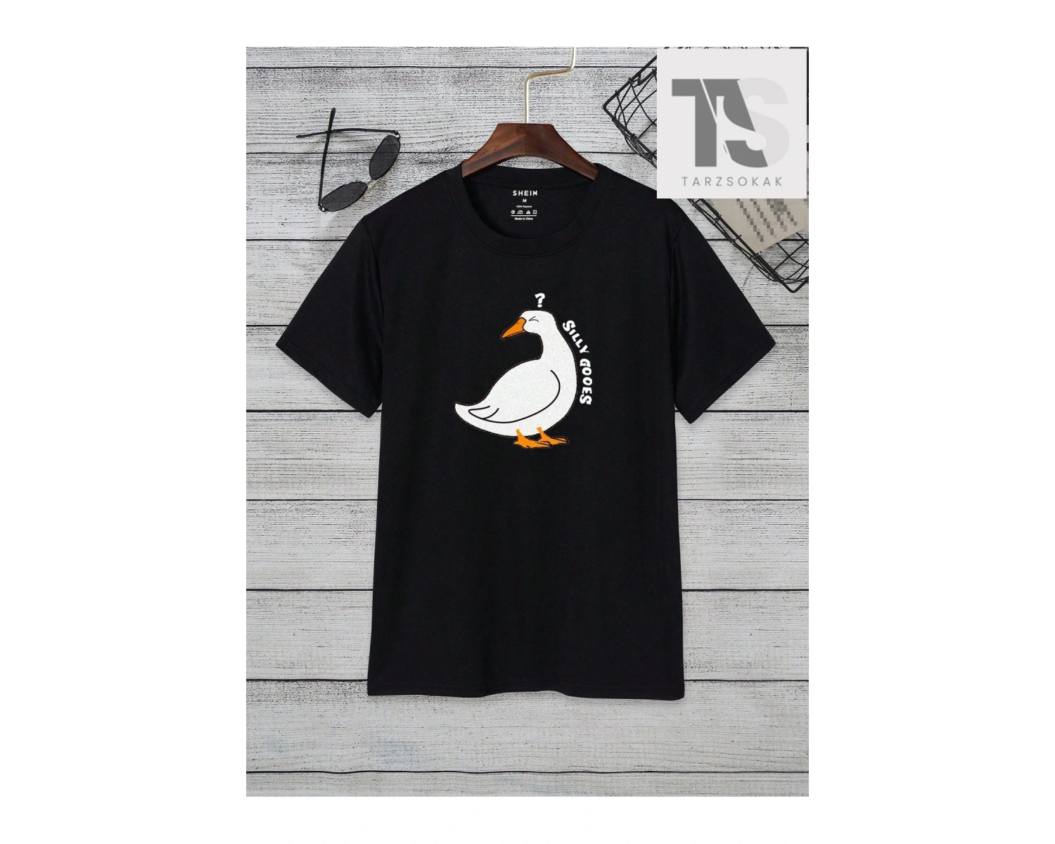 Erkek Kafatası Yazılı Baskılı Tişört