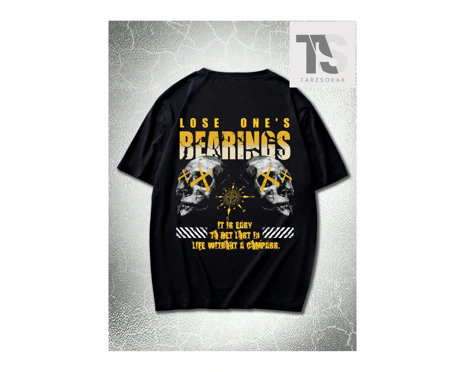 Erkek Karakter Baskılı Yuvarlak Yaka Kısa Kollu Tişört