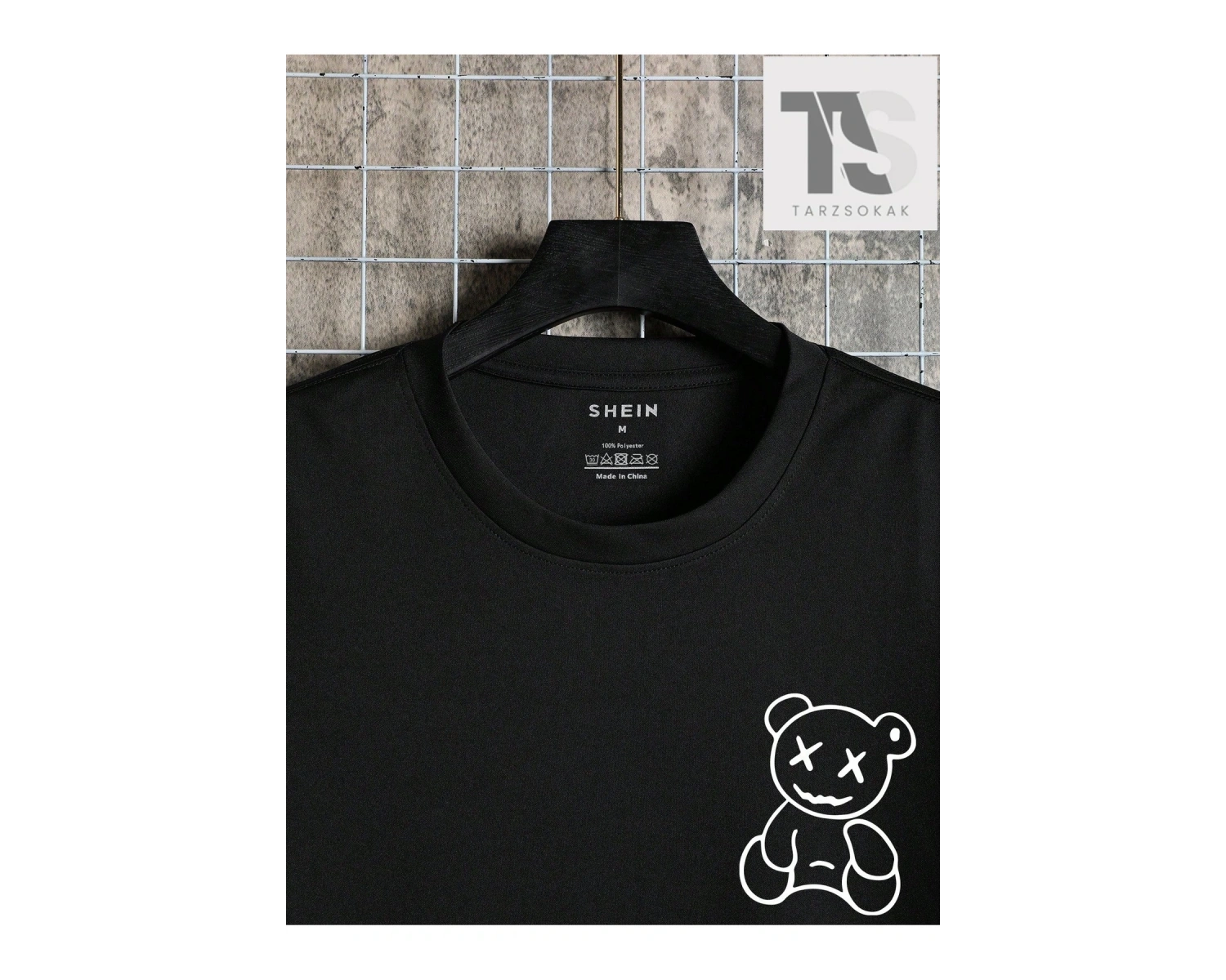 Erkek Karikatür Desenli Yuvarlak Yaka Kısa Kollu Tişört