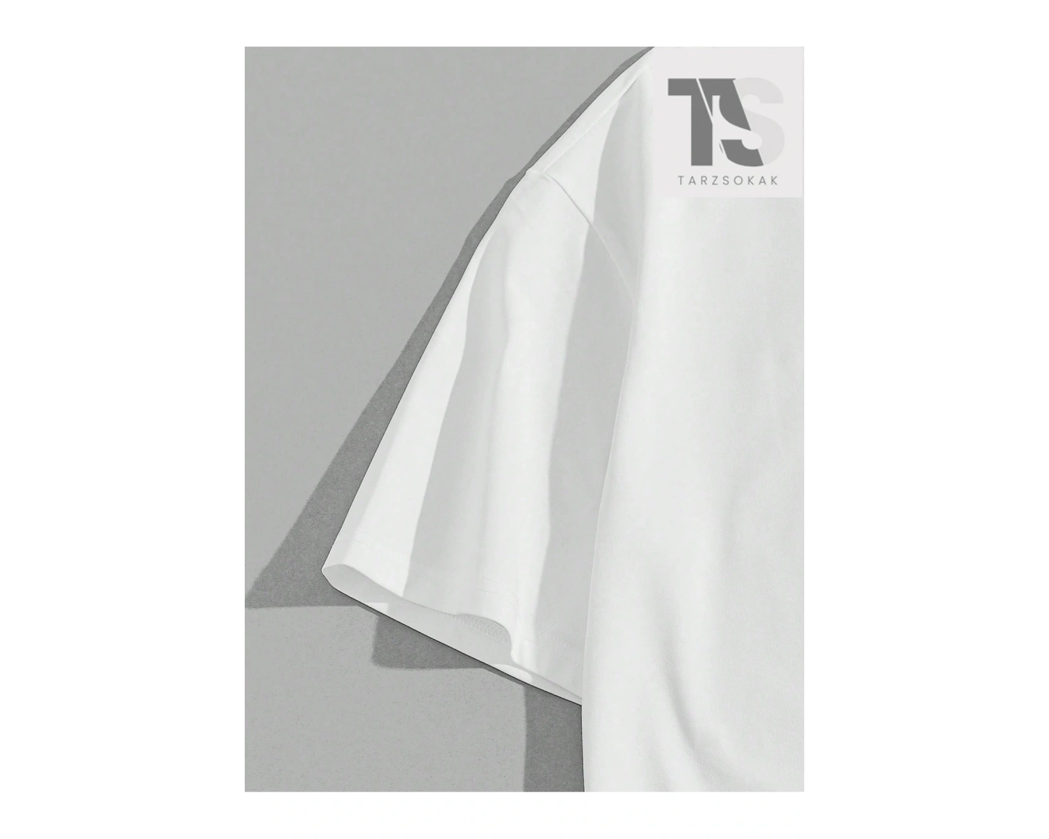 Erkek Karikatür & Slogan Grafikli Düşük Omuz Tişörtü