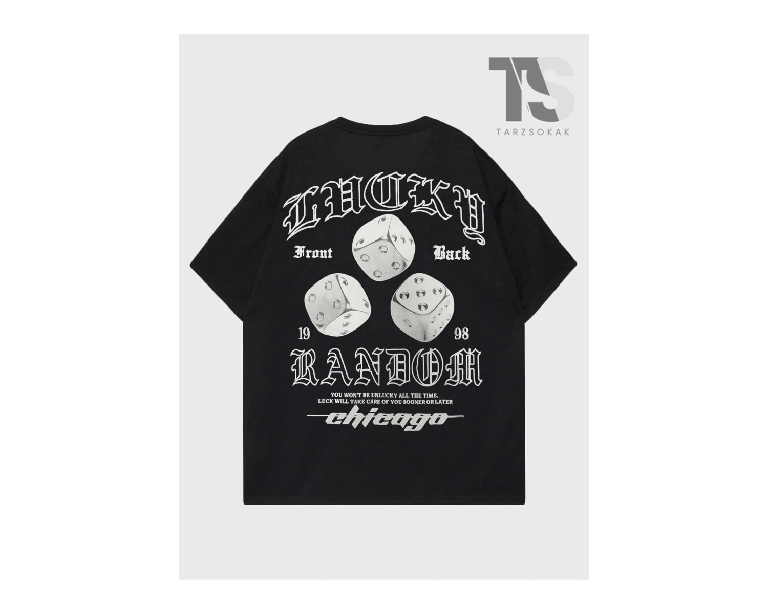 Erkek Katı Yuvarlak Yaka Tişört