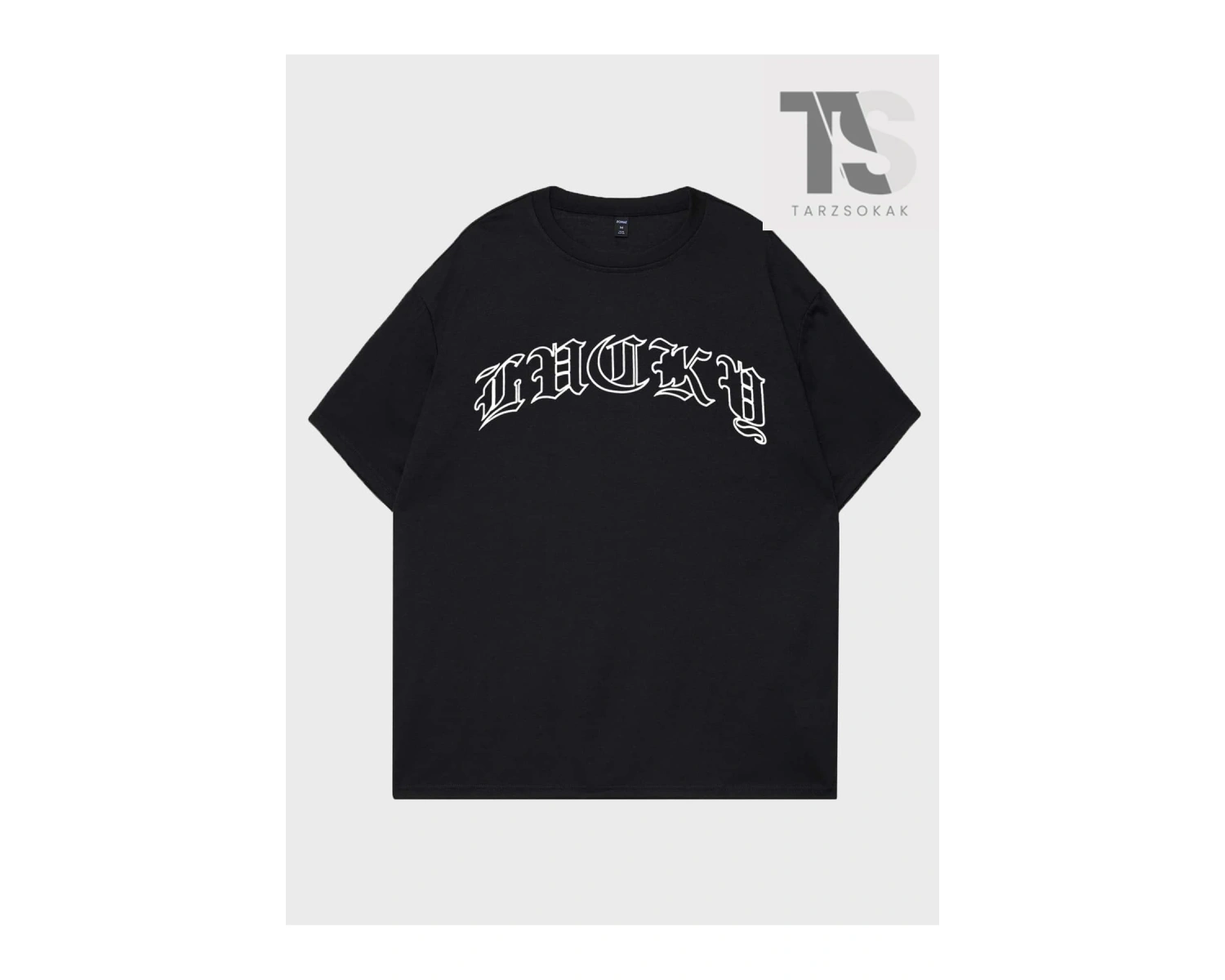 Erkek Katı Yuvarlak Yaka Tişört