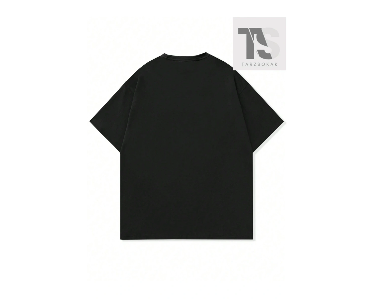 Erkek Mektup Grafik Damla Omuz Tişört