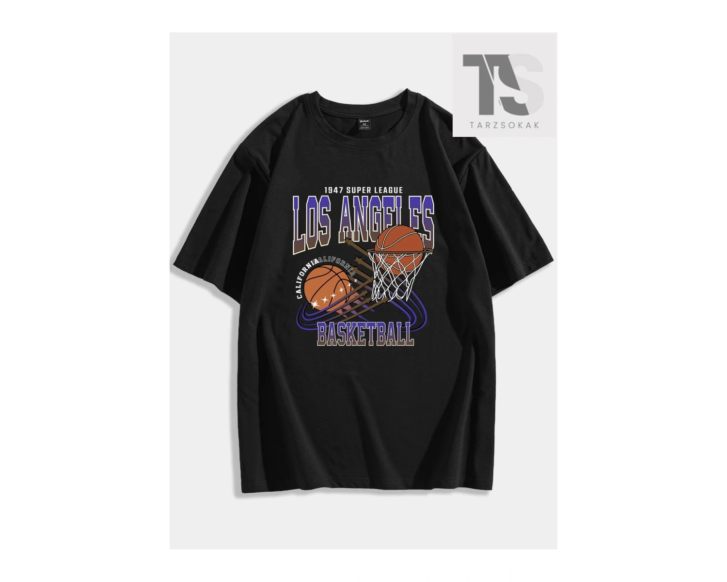 Erkek Mektup Grafikli Tişört