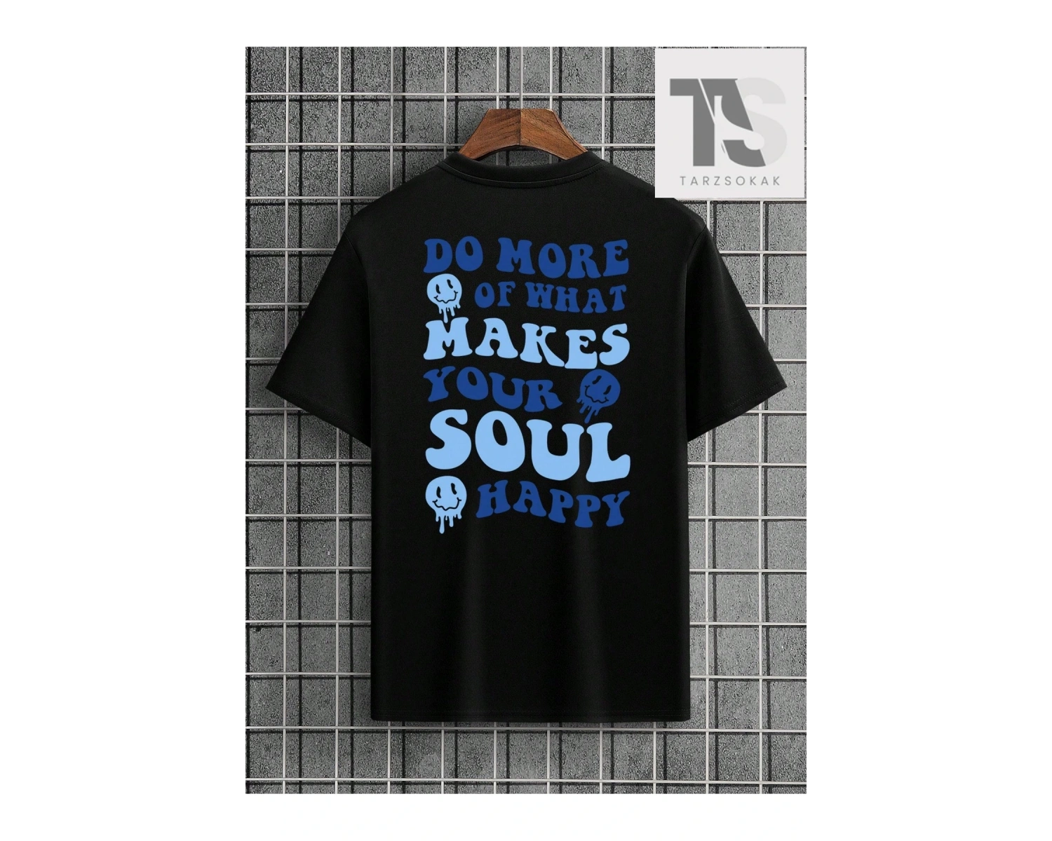 Erkek Mektup Grafikli Tişört