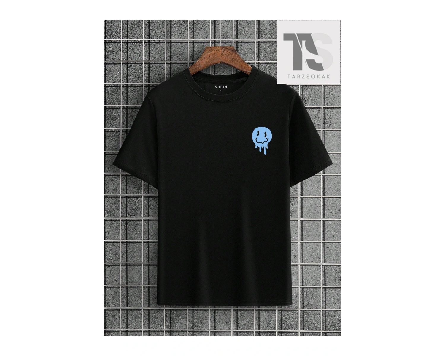 Erkek Mektup Grafikli Tişört