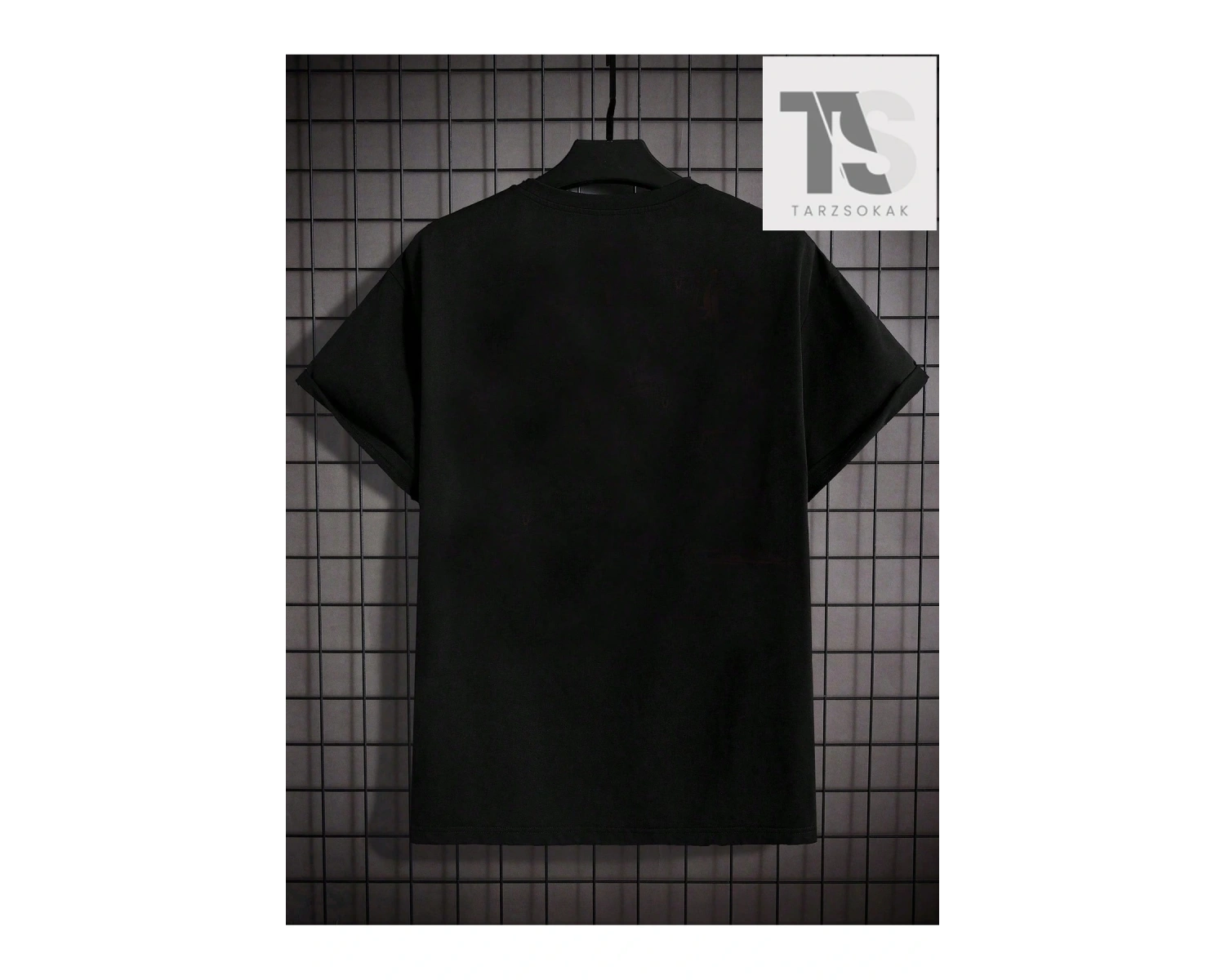 Erkek Melek Baskılı Damla Omuz Tişört