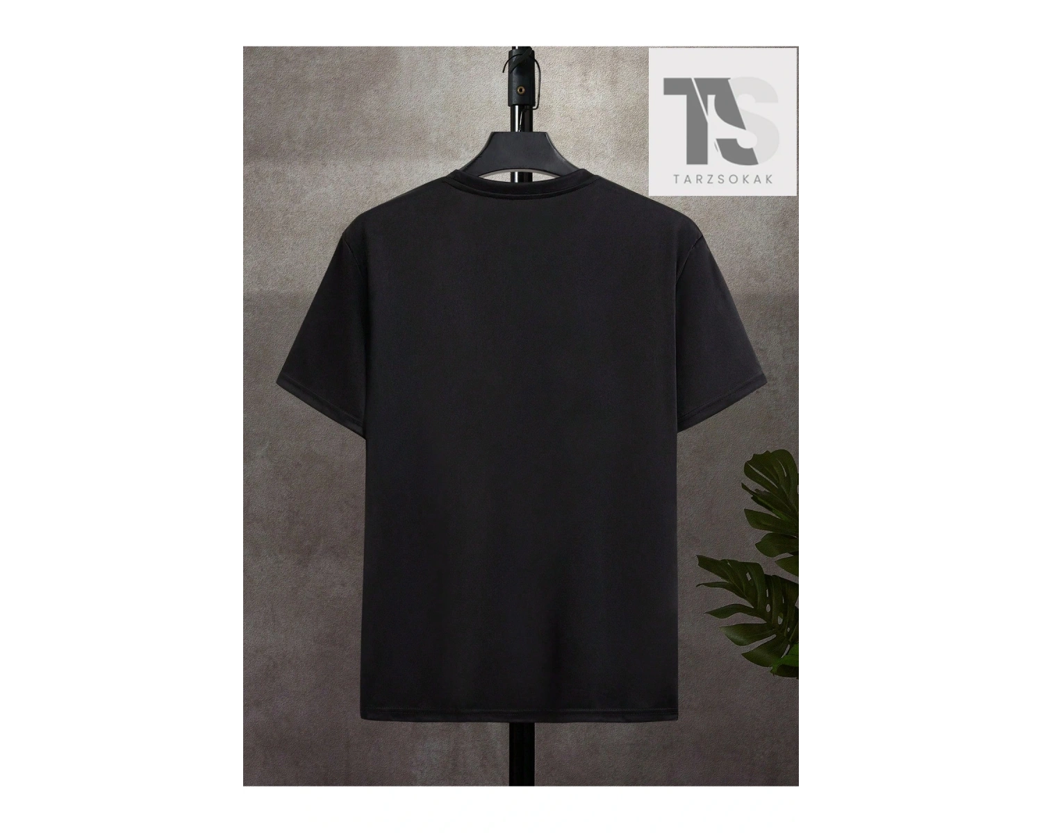 Erkek Mona Lisa ve Harfler Baskılı Tişört