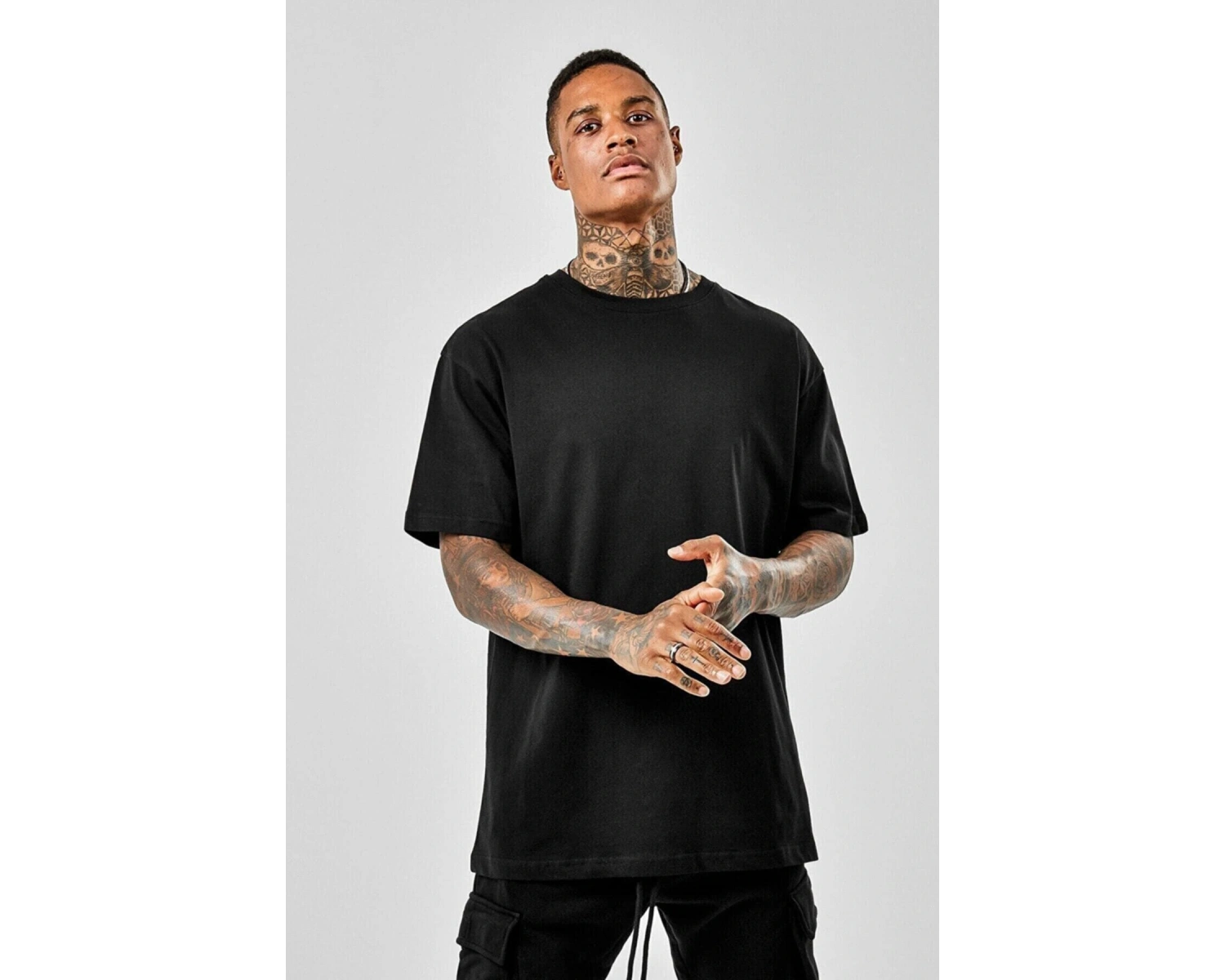 Erkek Oversize Beyaz Tshirt