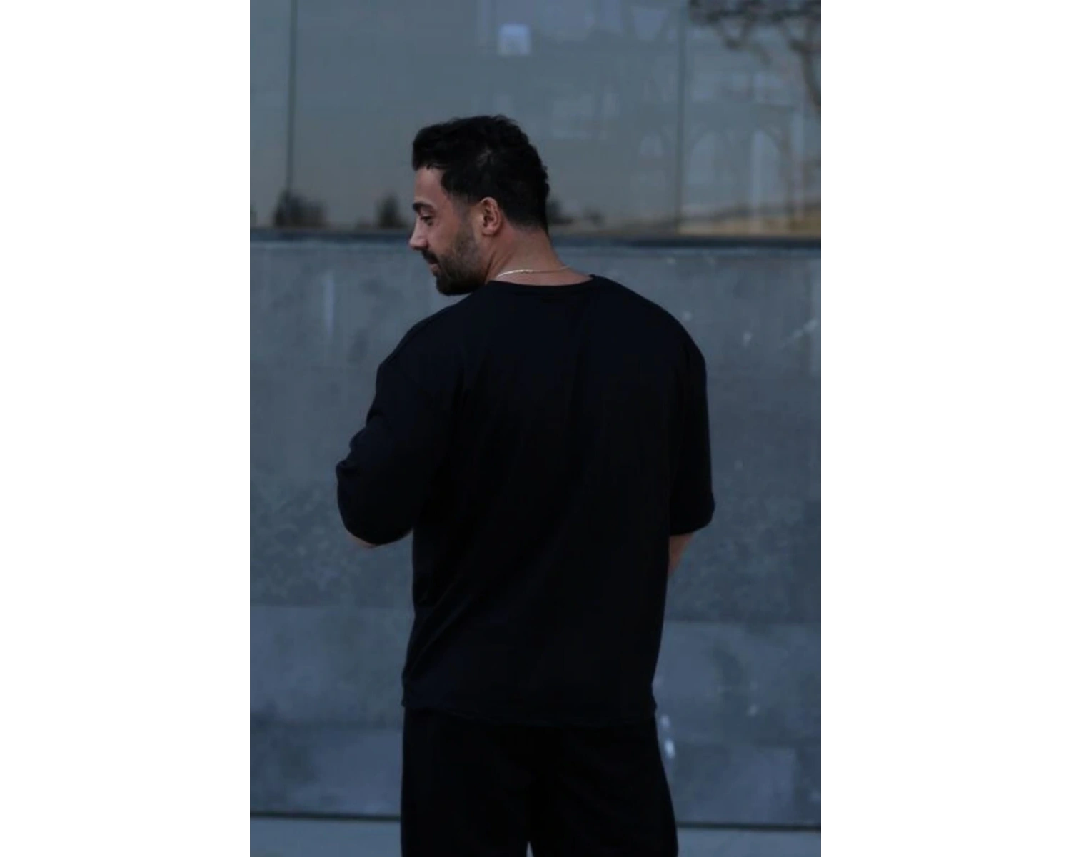 Erkek Oversize Pamuklu Nefes Alan