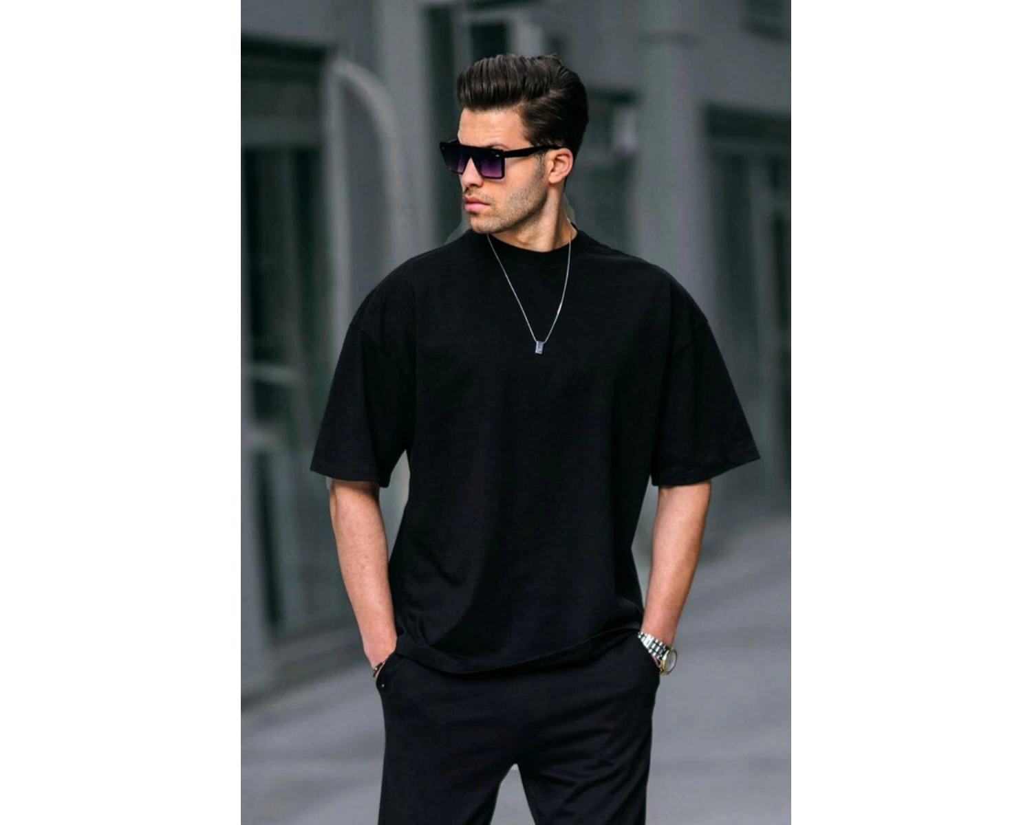 Erkek Oversize Penye Nefes Alan