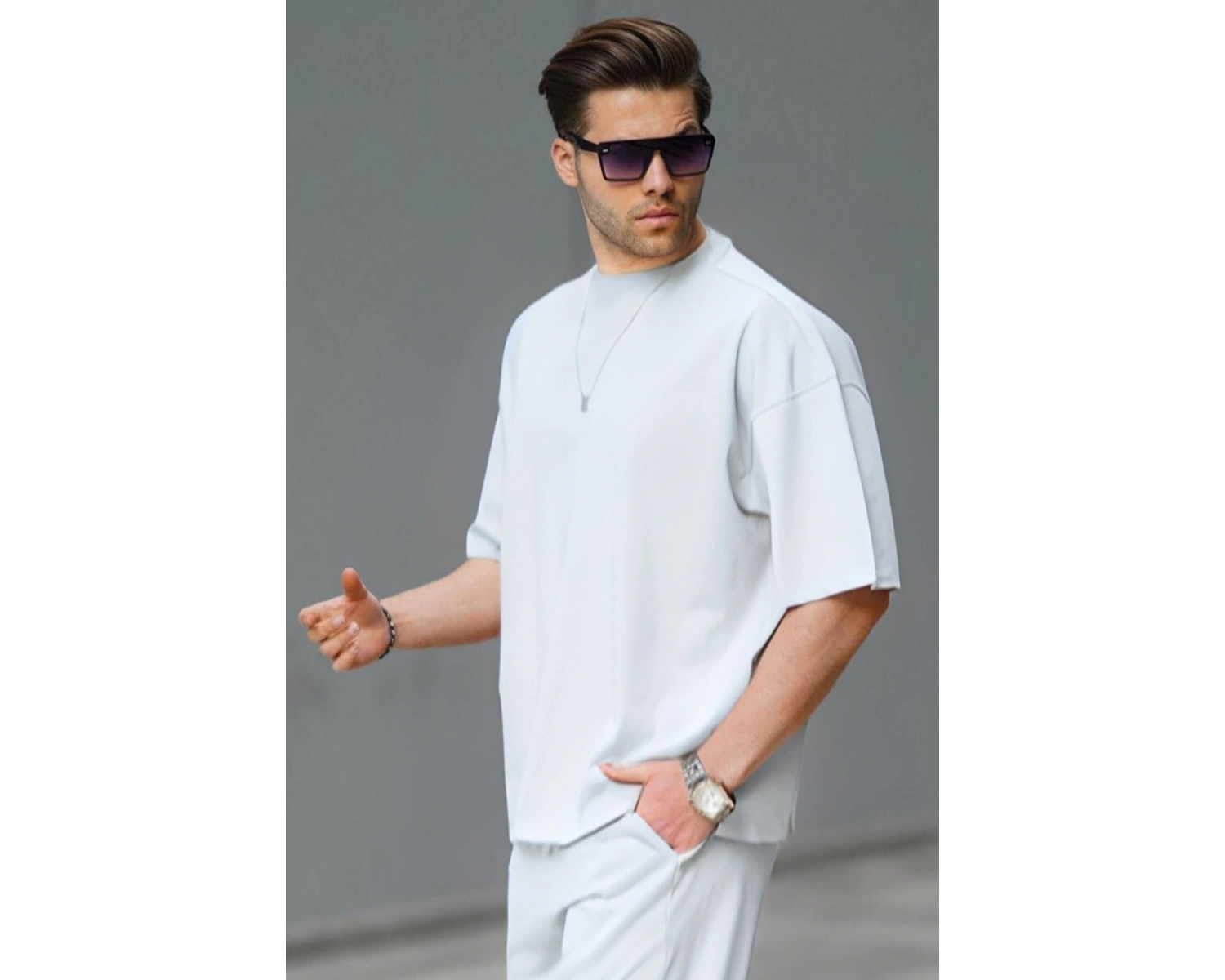 Erkek Oversize Penye Nefes Alan