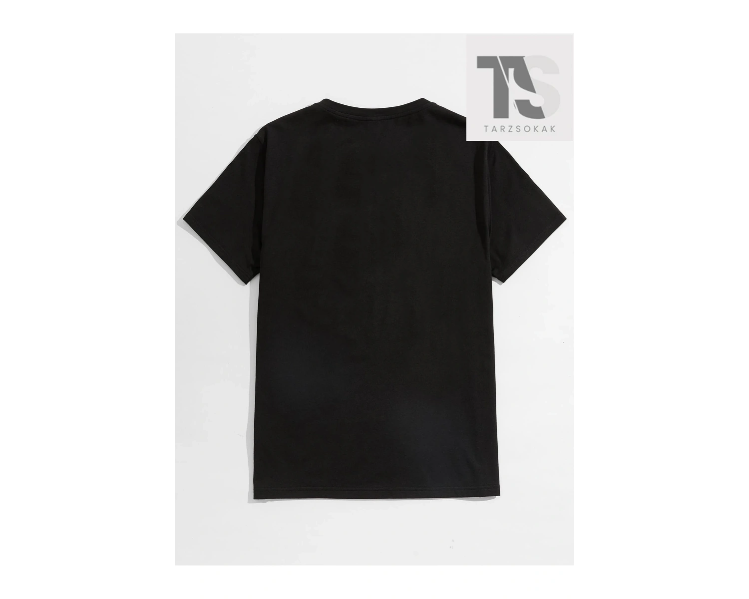 Erkek Pamuk Harfli Grafik Tişört