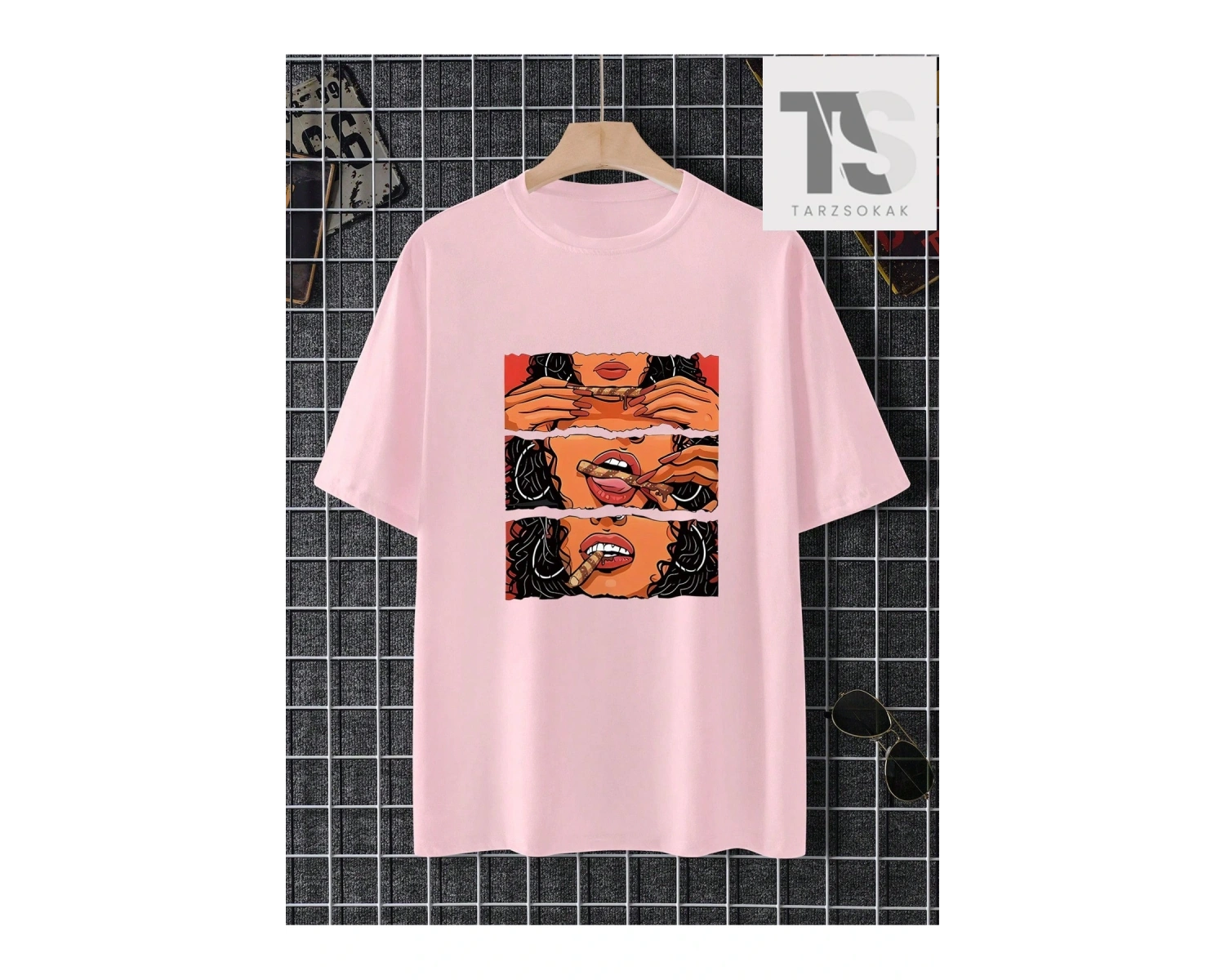 Erkek Pamuk Uzaylı Ve Mektup Grafikli Tişört