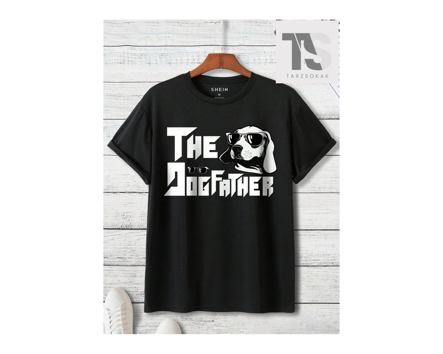 Erkek Pamuklu Harfli Grafik Yırtmaçlı Tişört