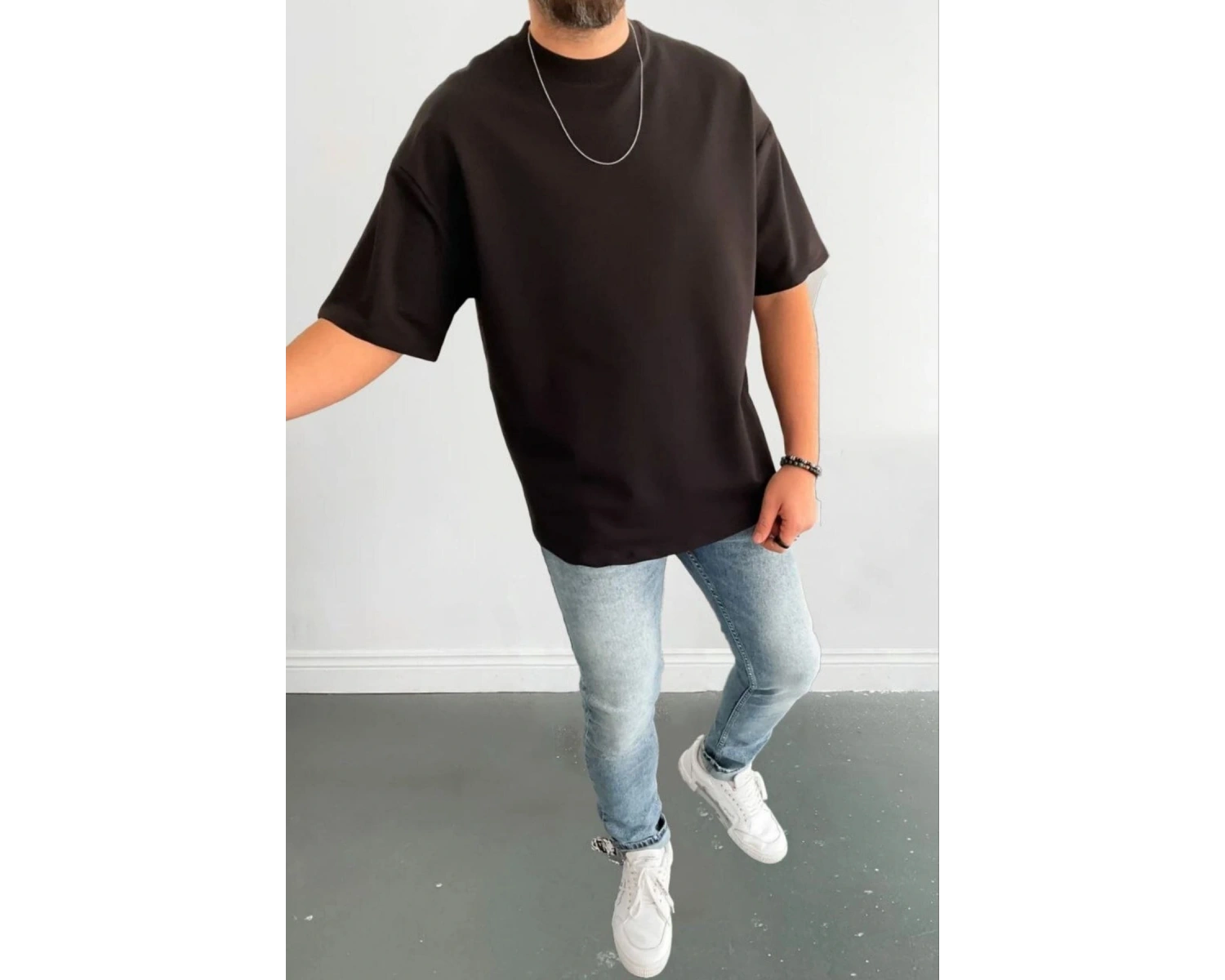 ERKEK PENYE YAZLIK OVERSİZE KISA KOLLU NEFES ALAN