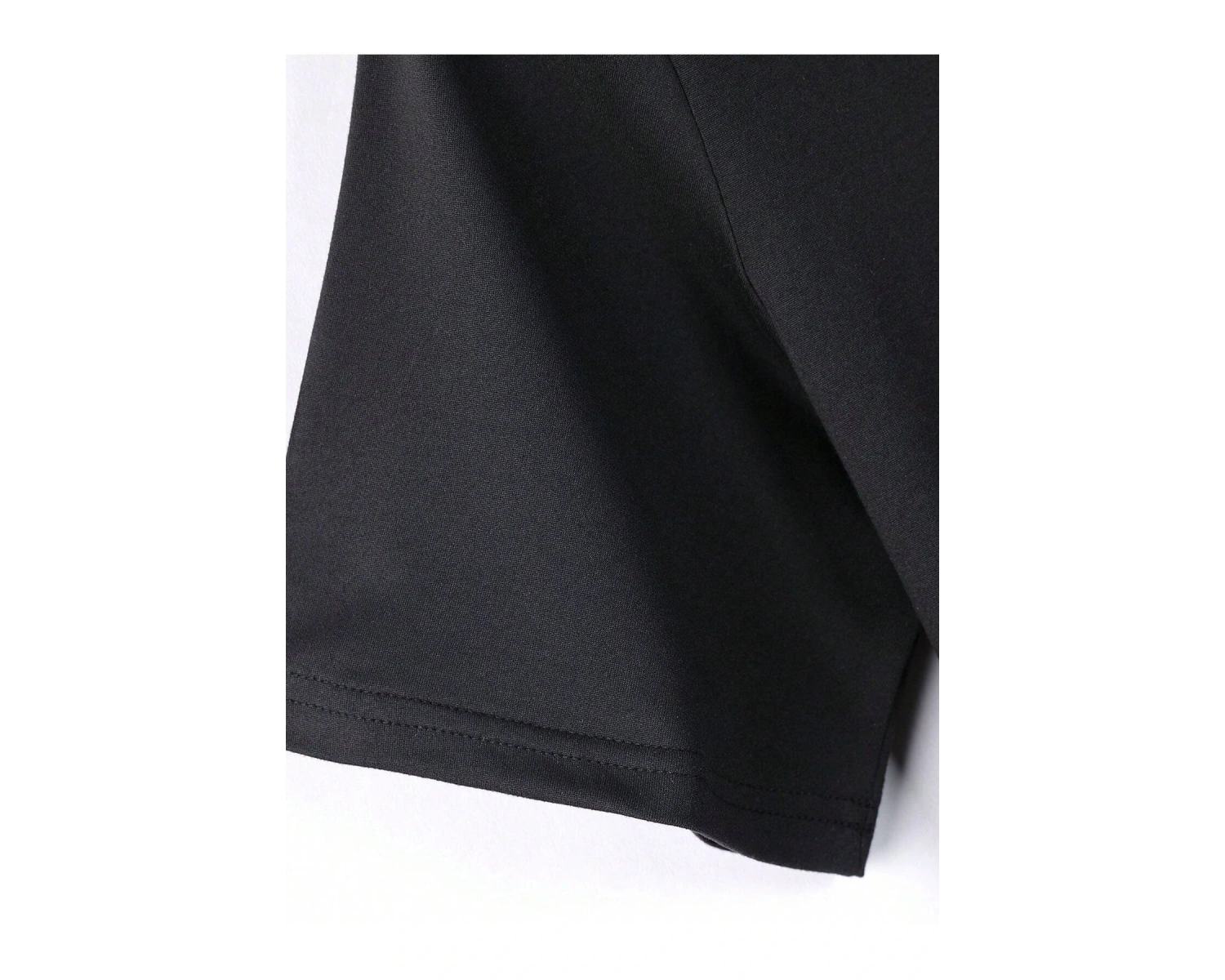 Erkek Rahat Yaz Takımı - Kısa Kollu Harf ve Grafik Baskı No Tişört Ve Şort Takımı