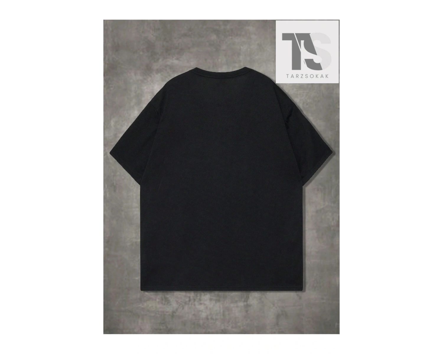 Erkek Sırt Baskılı Kısa Kollu Tişört