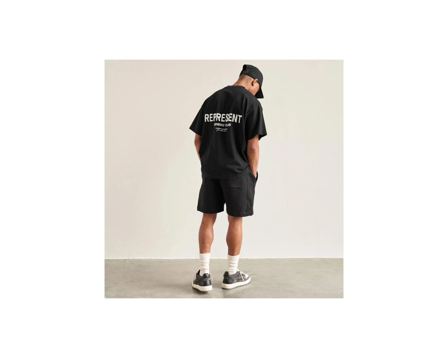Erkek Siyah Oversize Tshirt