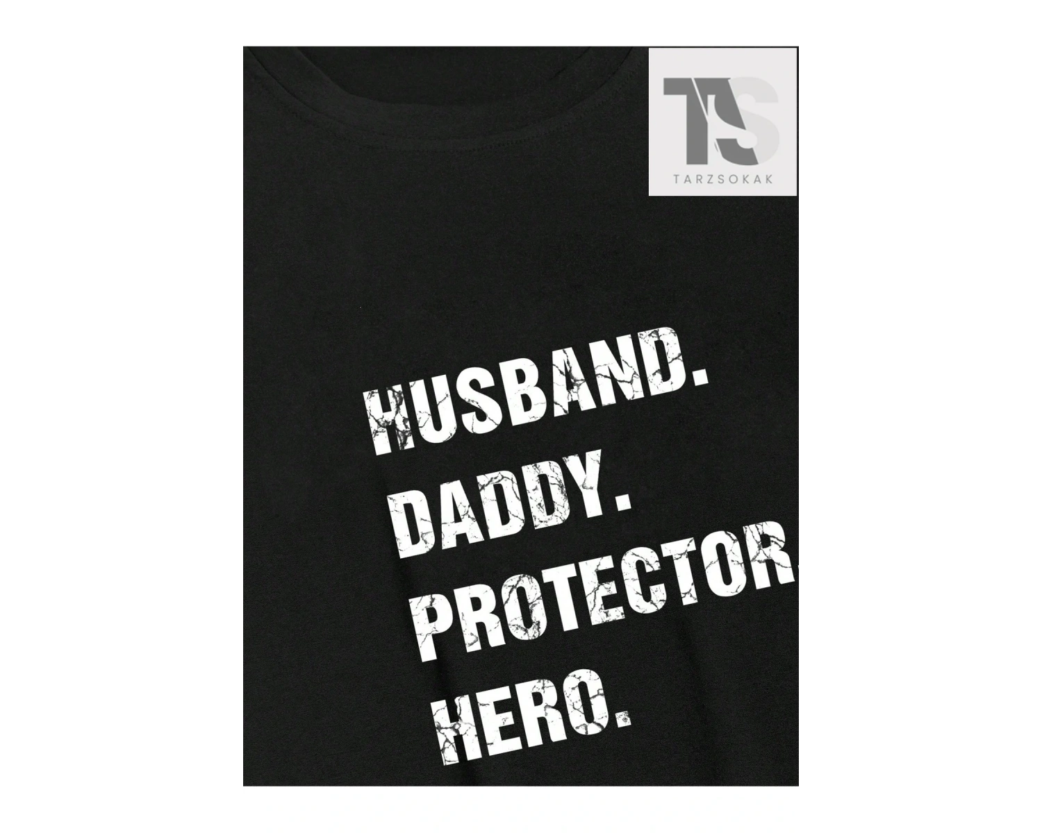 Erkek Slogan Baskılı Kısa Kollu Tişört