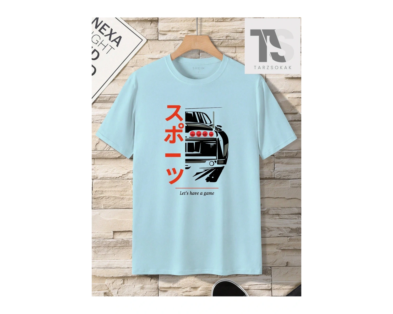 Erkek Slogan Baskılı T-shirt