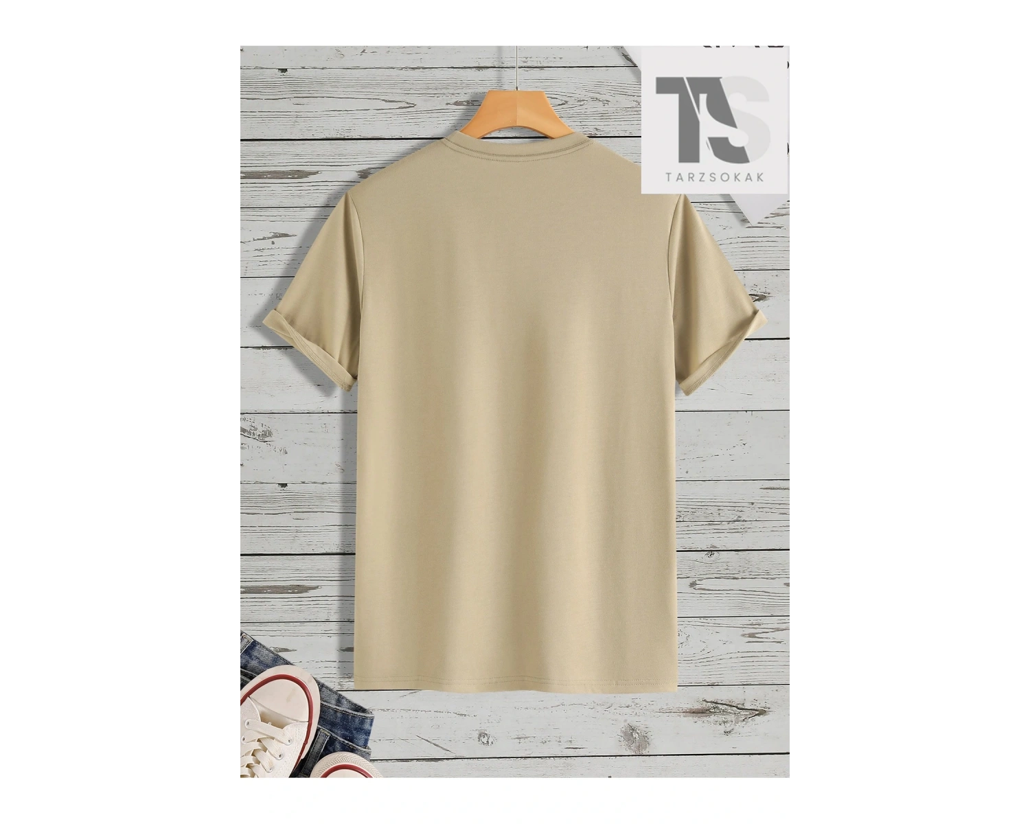 Erkek Sloganlı ve Gökdelenler Baskılı Tişört