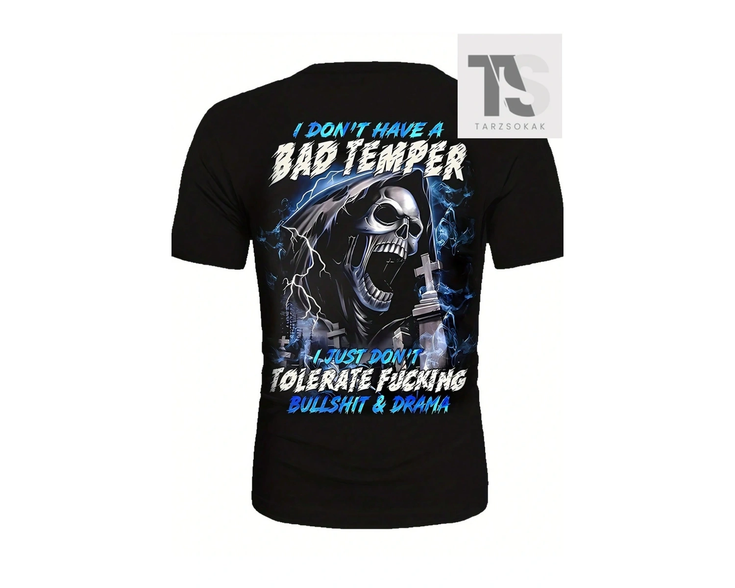 Erkek Tavuk Ve Lolipop Yazılı Baskılı T-Shirt