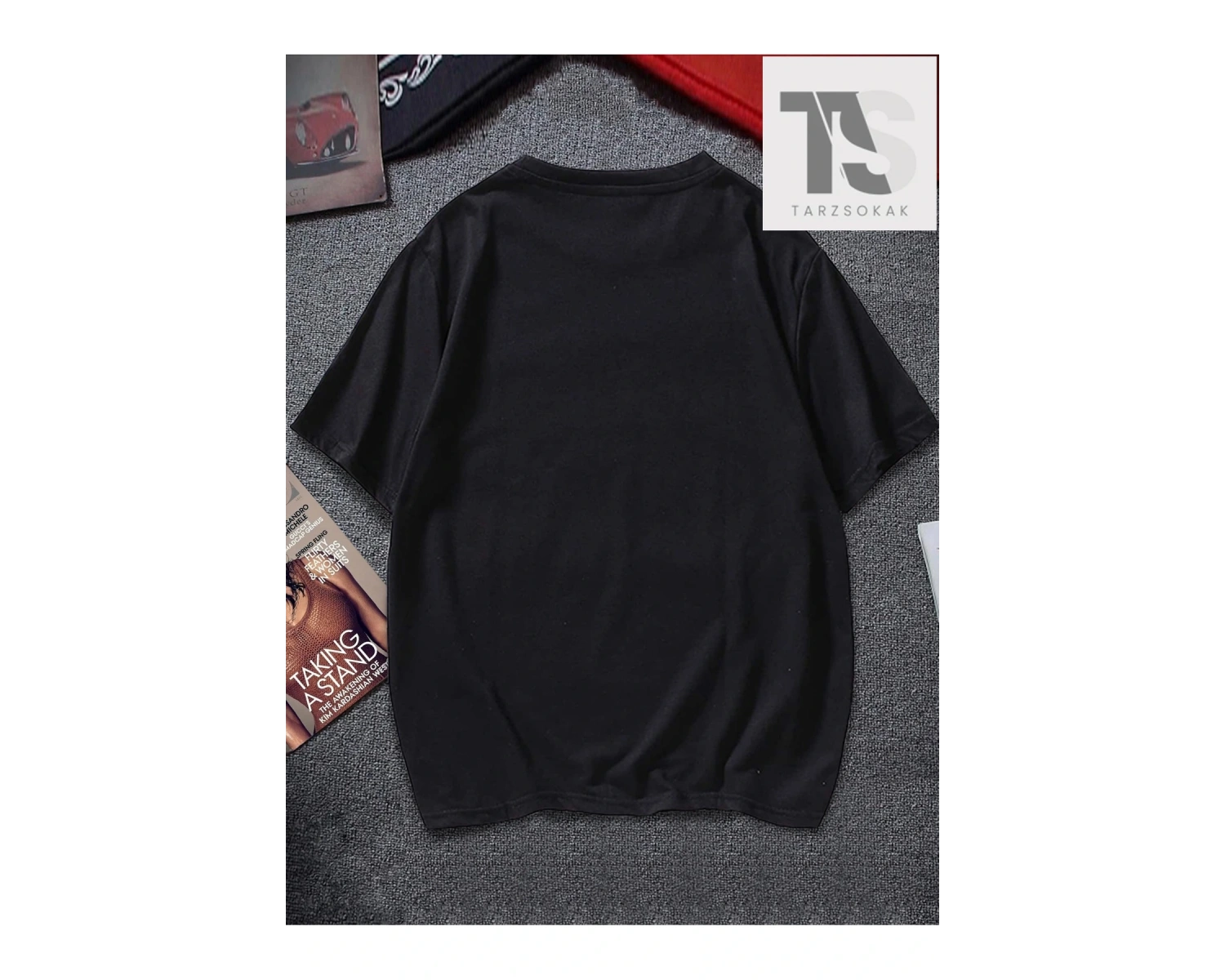 Erkek Yazılı Baskılı Kısa Kollu Tişört