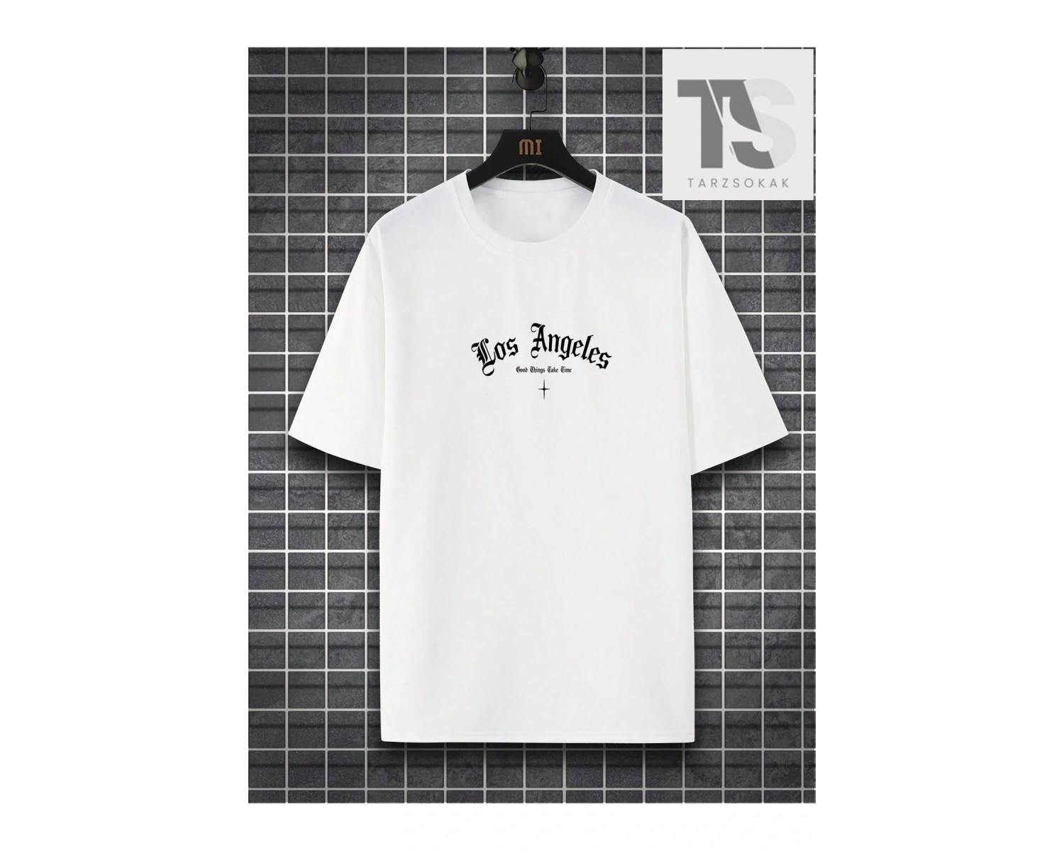 Erkek Yazılı Baskılı T-shirt