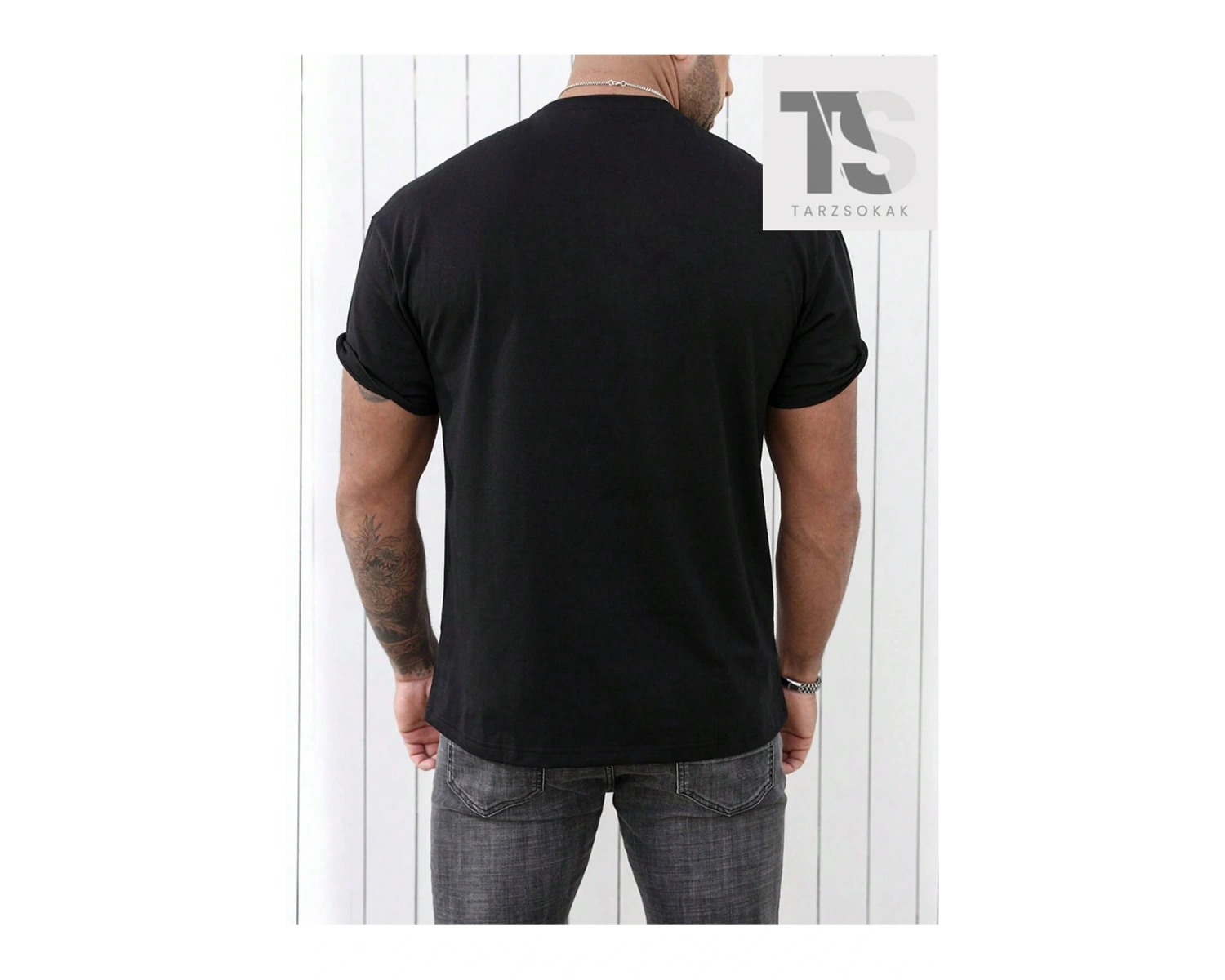 Erkek Yazılı Baskılı Tişört