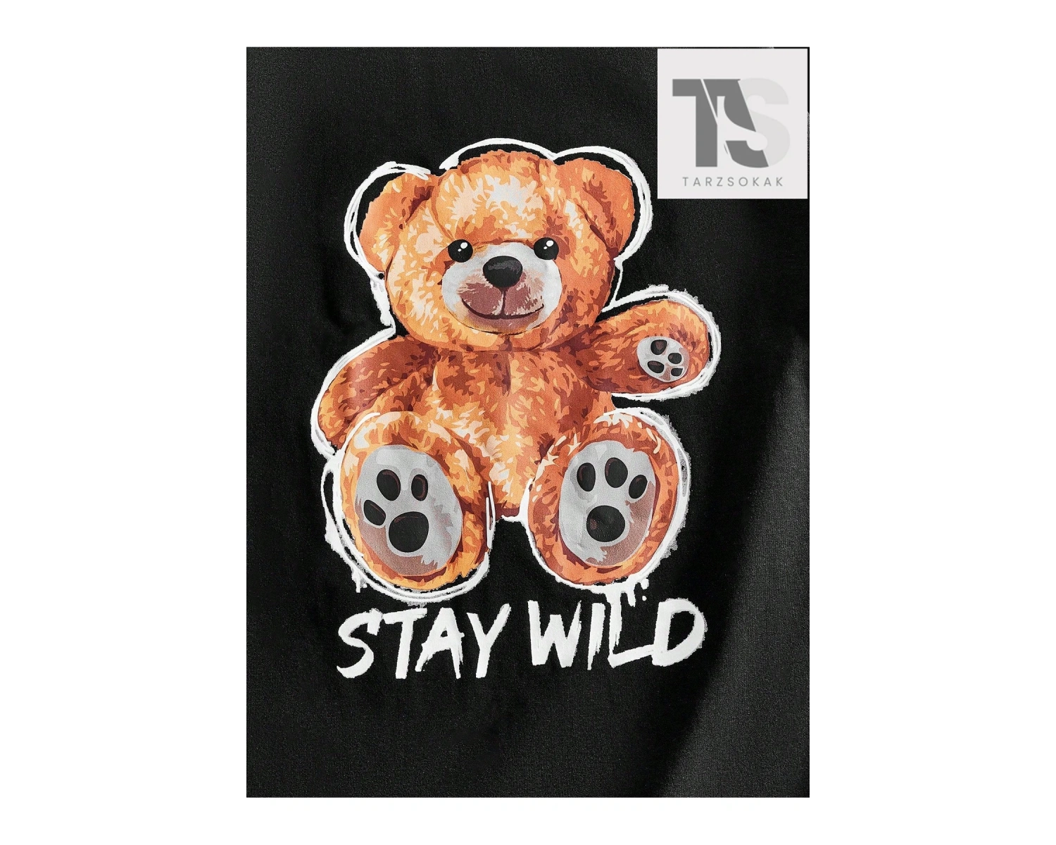 Erkek Yazılı Baskılı Tişört