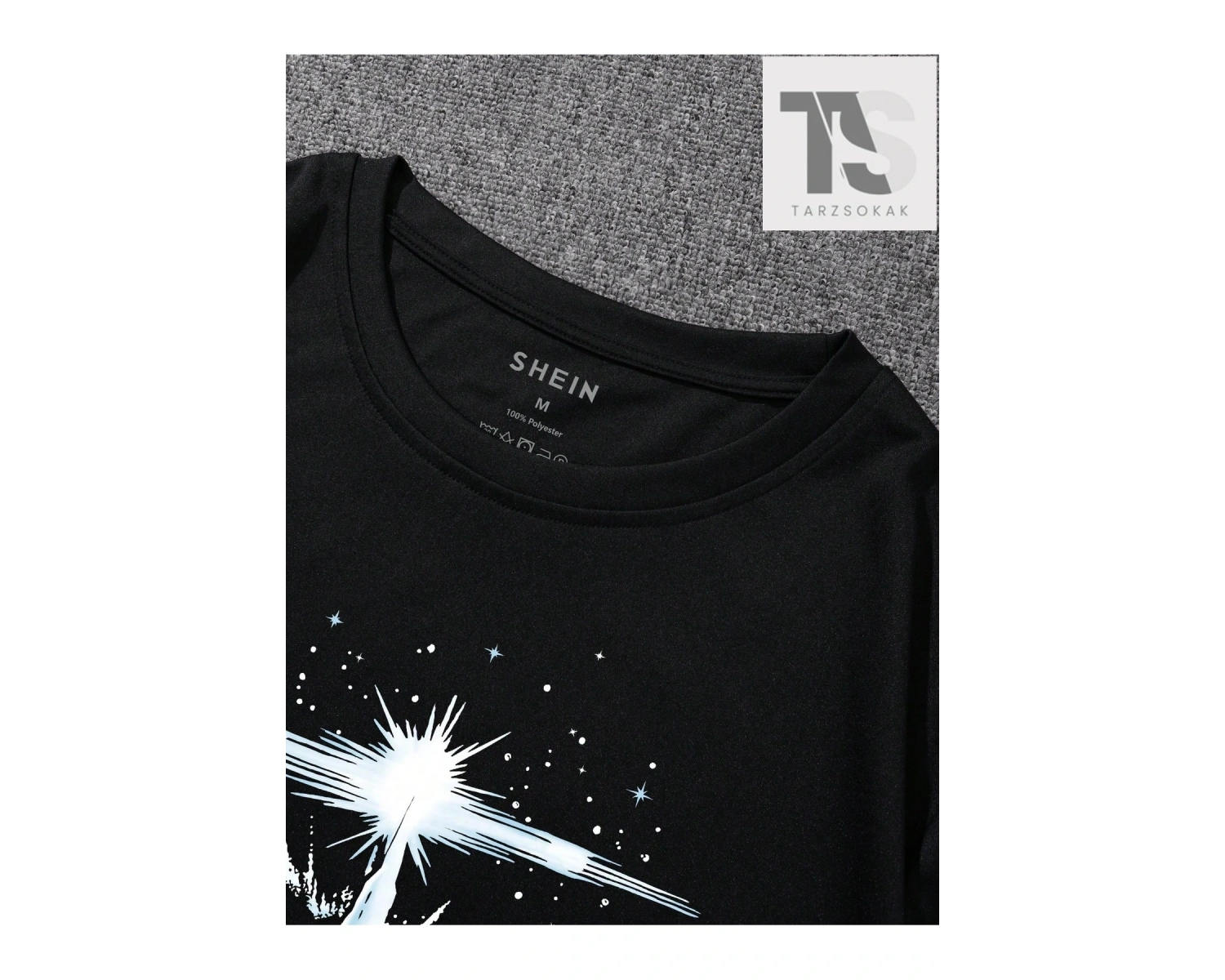 Erkekler Karikatür Grafik Tişört