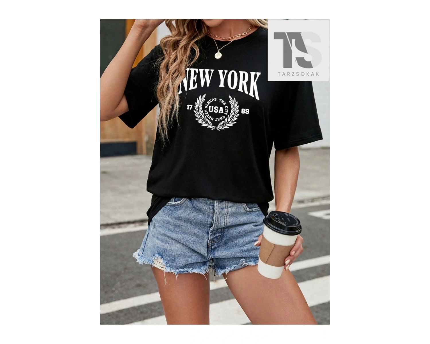 Essnce Harfli Grafik Tişört